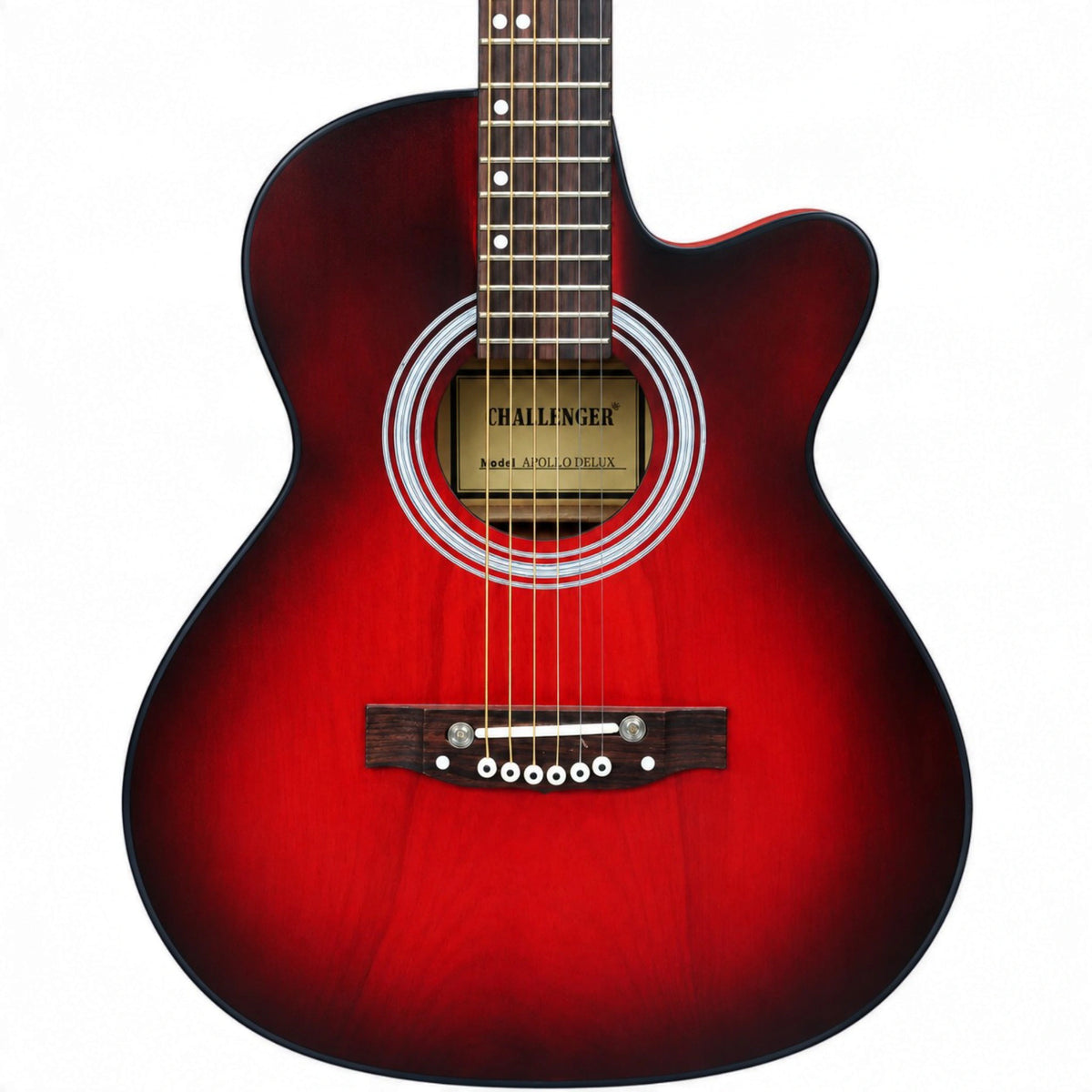 Challenger Apollo 39 Special Electro-Acoustic Guitar - Sunset Gloss