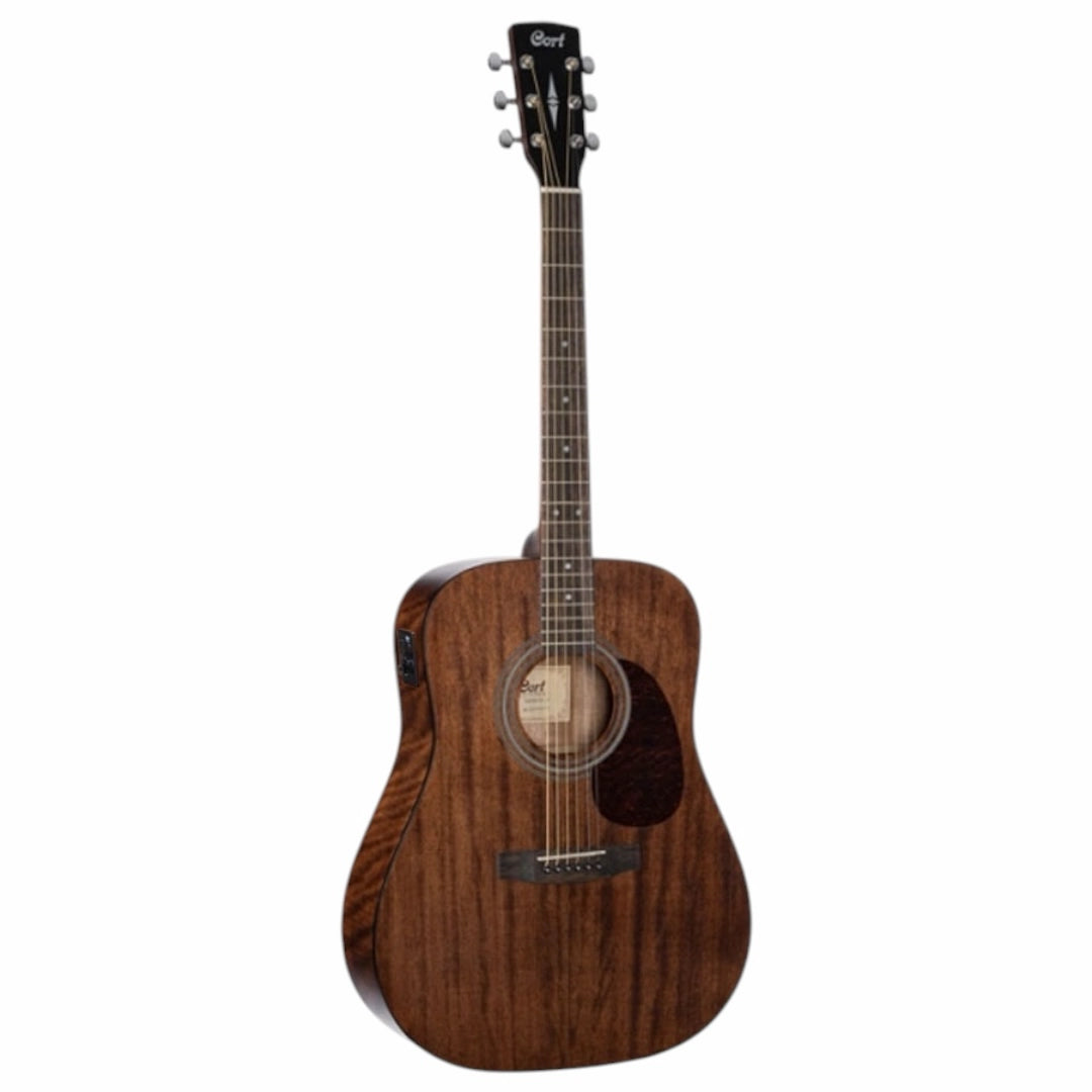 Cort AD300ME-OP Electro-Acoustic Guitar - Mahogany Open Pore