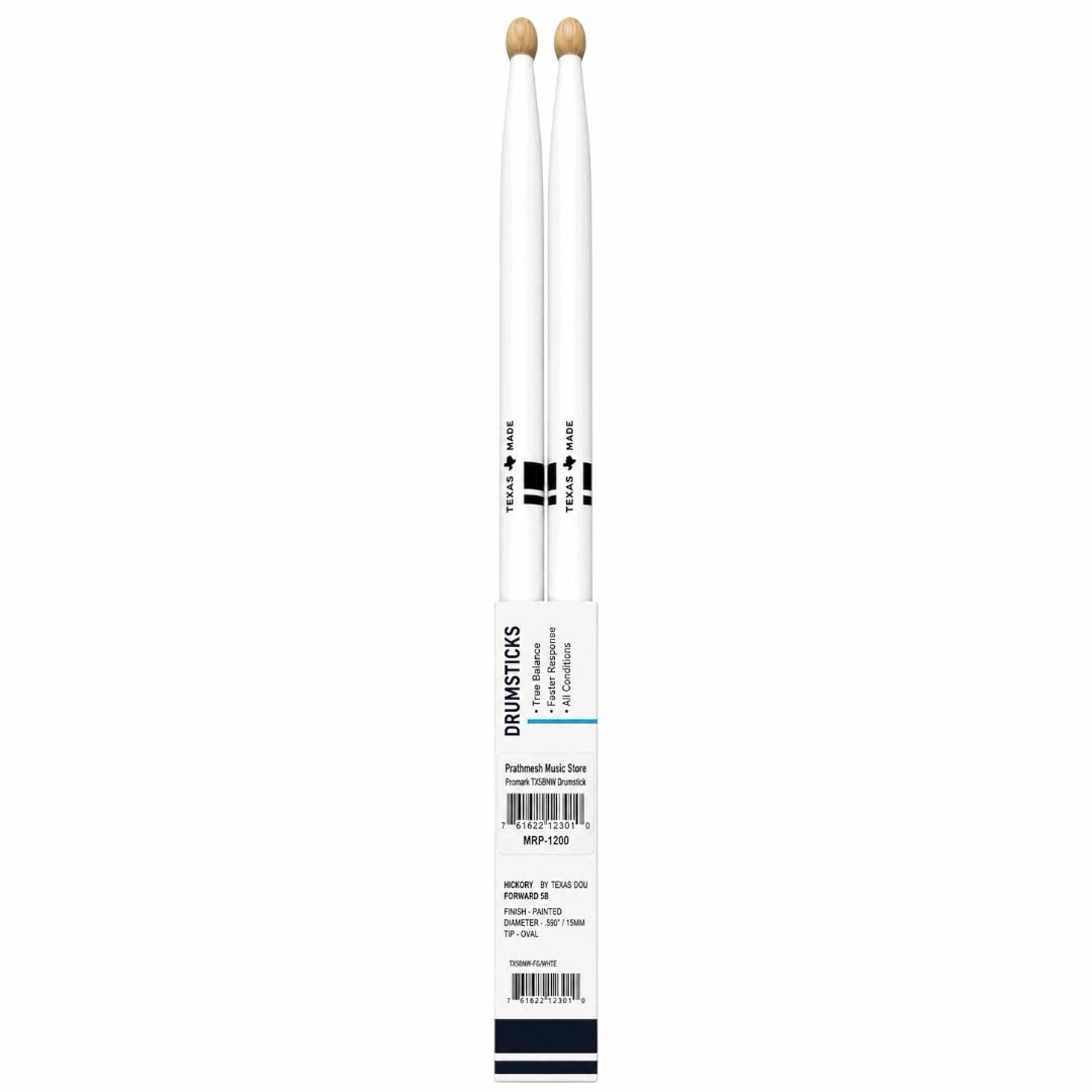 Promark TX5BW Drumsticks - White