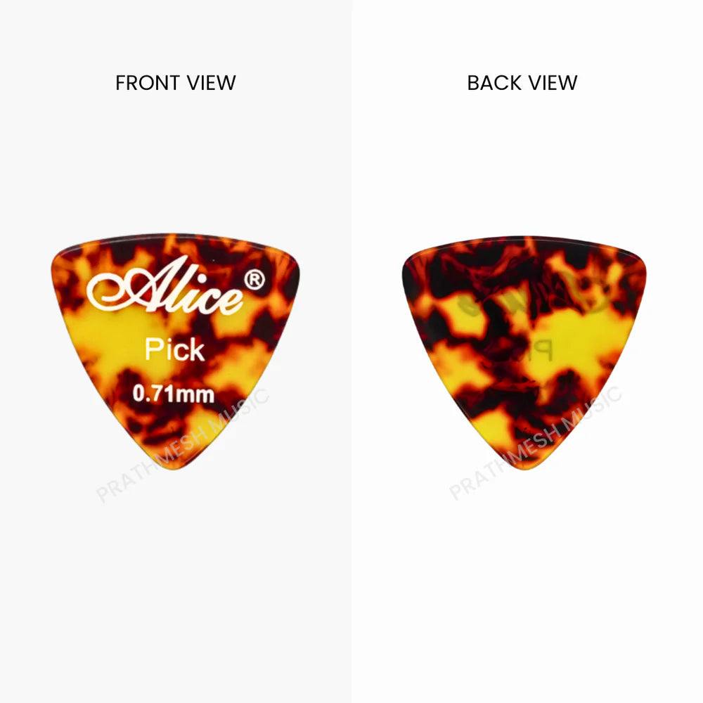 Alice AP-ALT-8 Celluloid Triangle Guitar Picks (8 pcs)