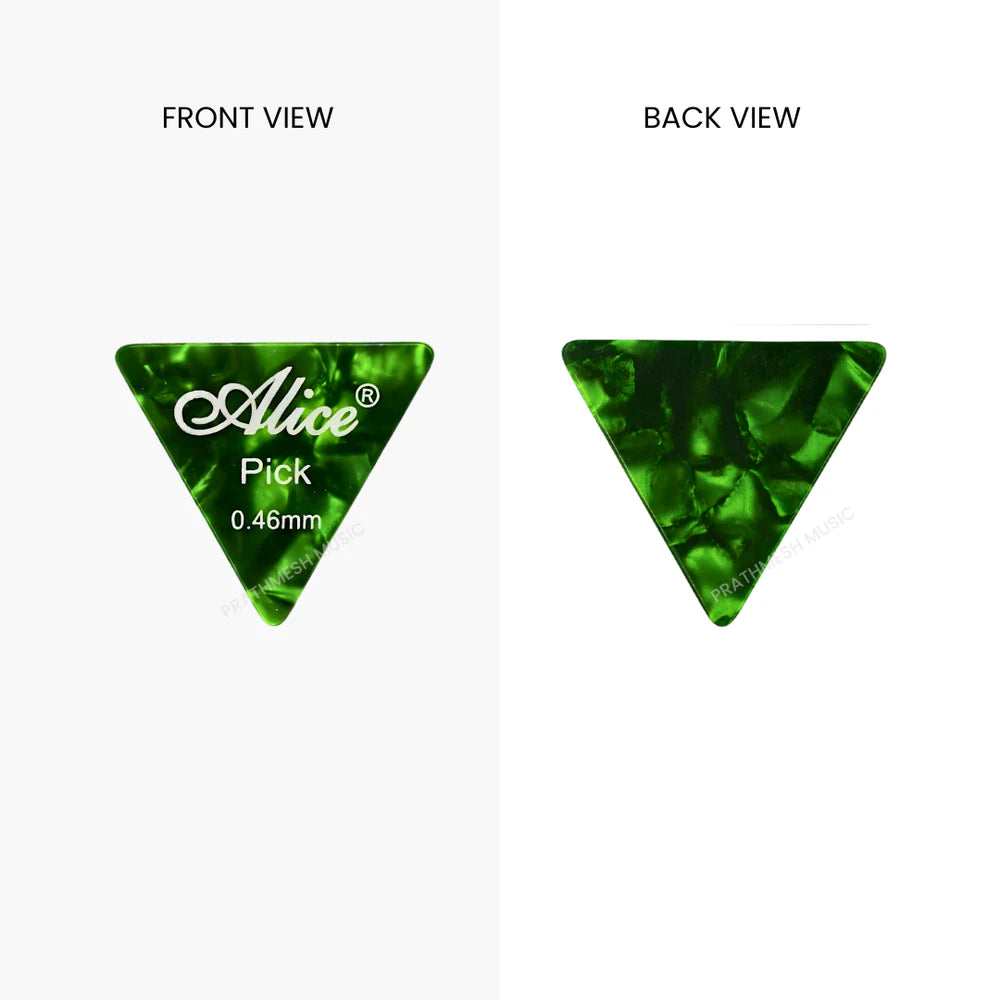 Alice AP-L-2 Celluloid Triangle Guitar Picks (2 pcs)