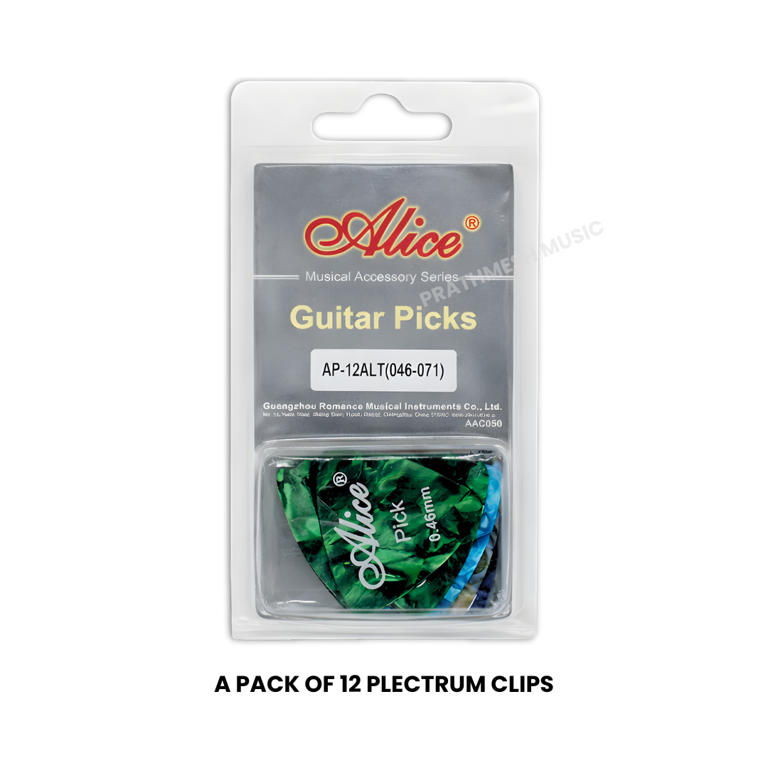 Alice AP-12ALT Guitar Picks – Mix (12 pcs)
