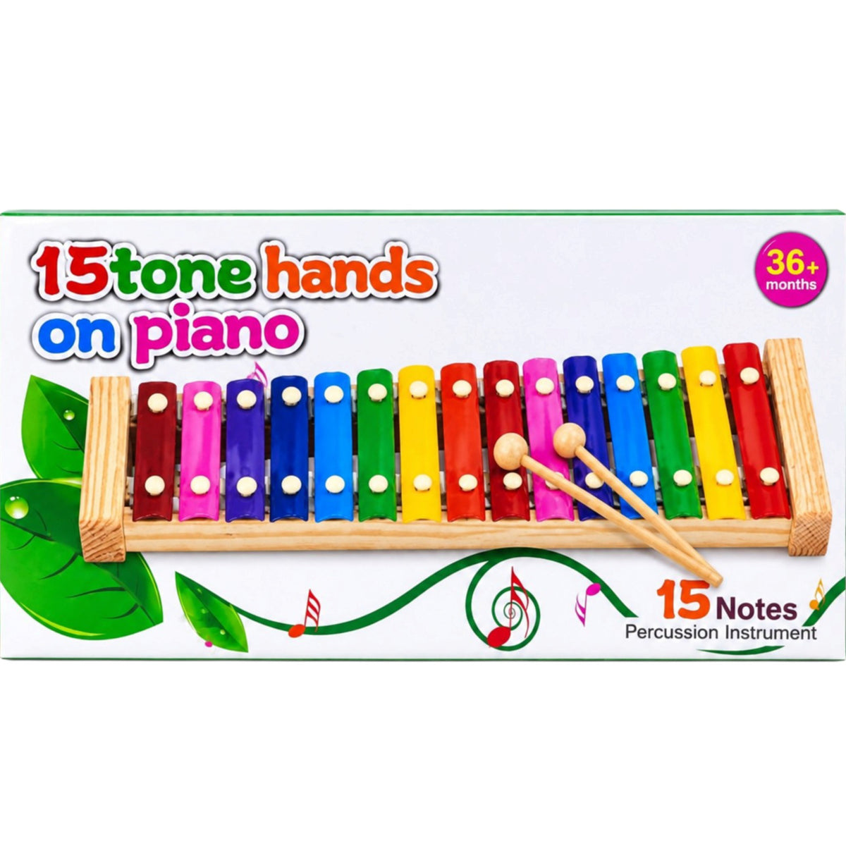 Generic Colorful Toy Xylophone - 15 Note