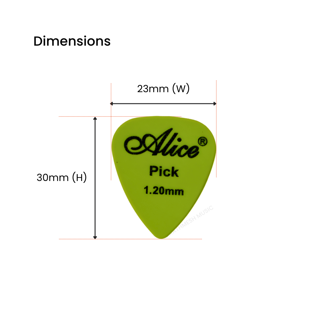 Alice APF-4 Matte Guitar Picks (4 pcs)