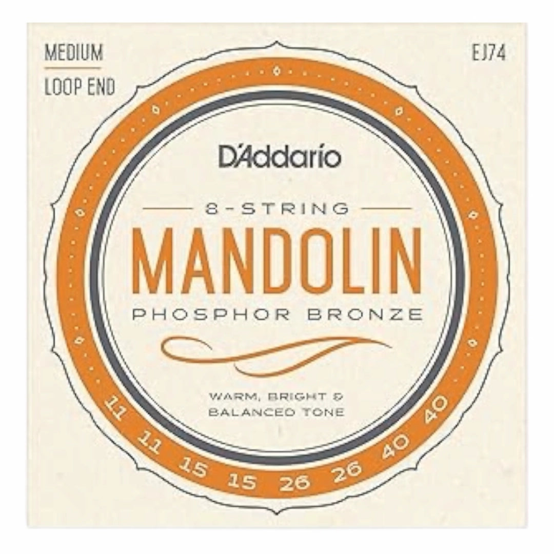 D’Addario EJ74 Phosphor Bronze Medium Mandolin Strings