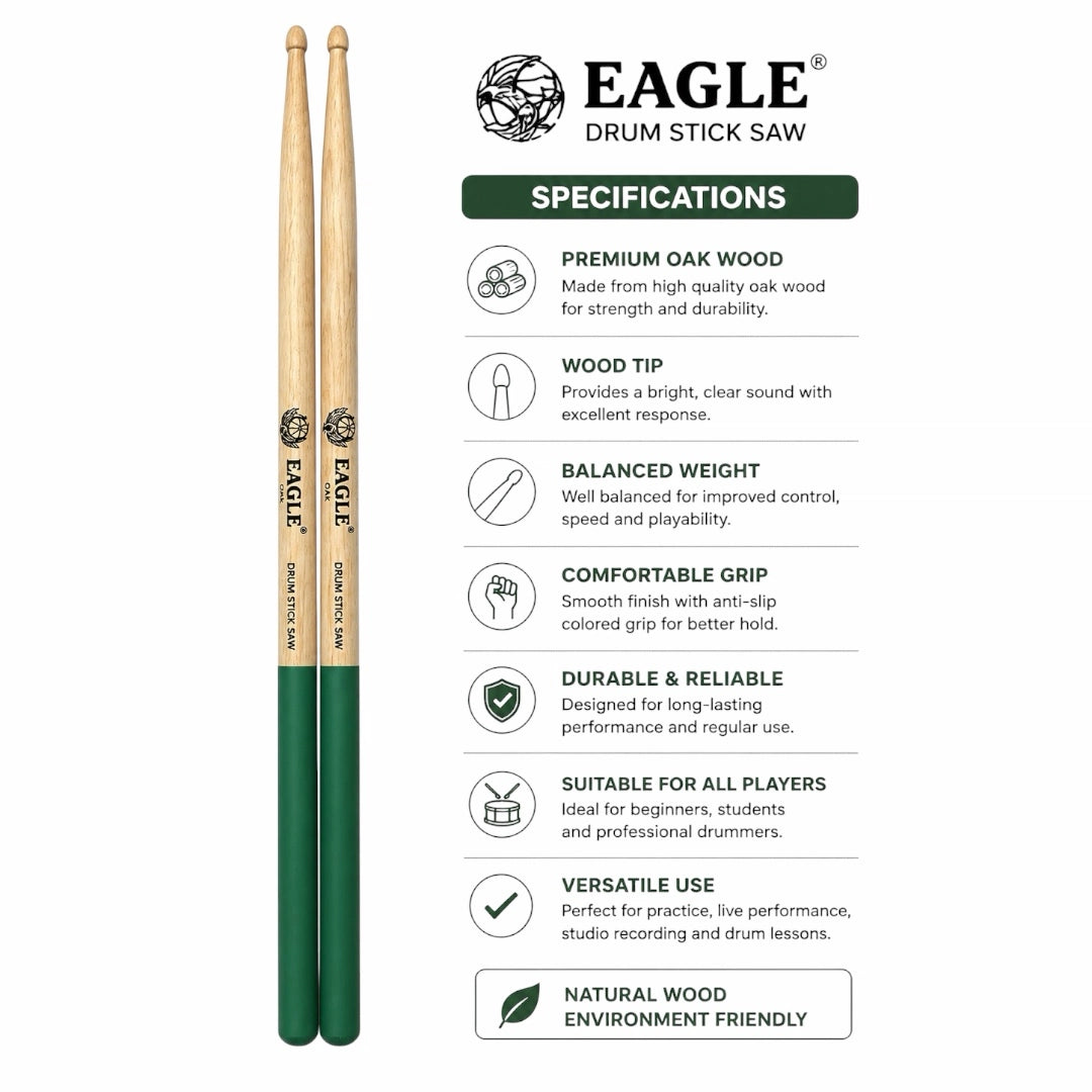 Eagle Oak 5AW Grip Drumstick