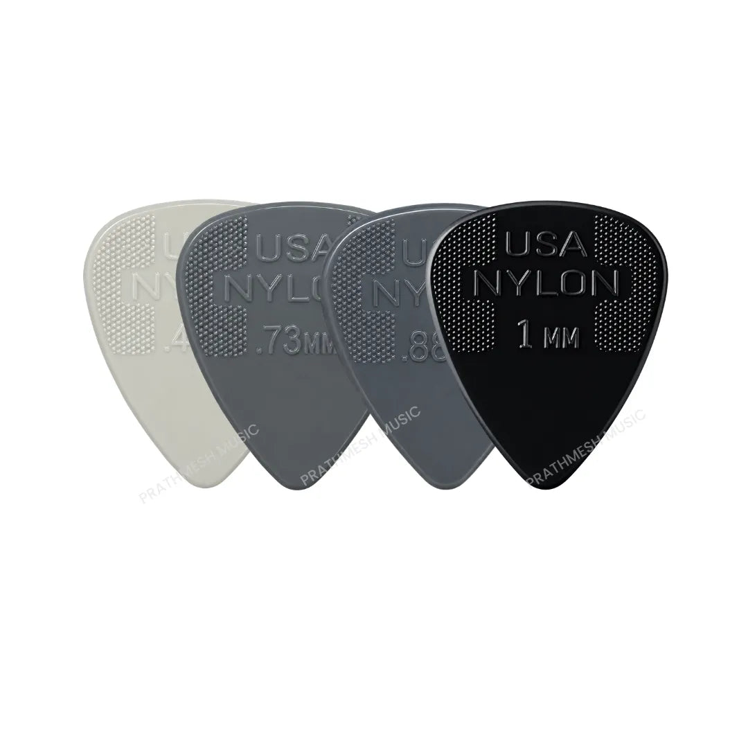 Dunlop Nylon Standard Guitar Pick - Pack of 6