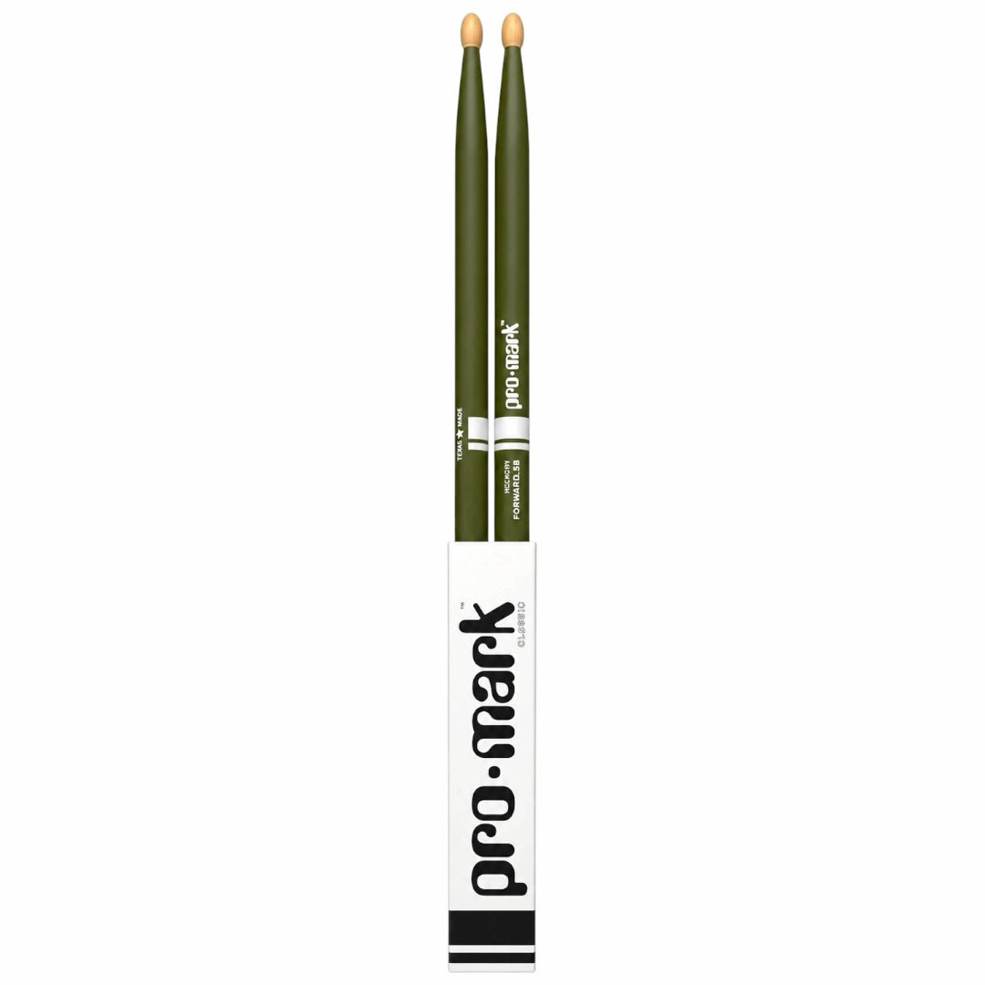 Promark TX5BW Drumsticks - Green