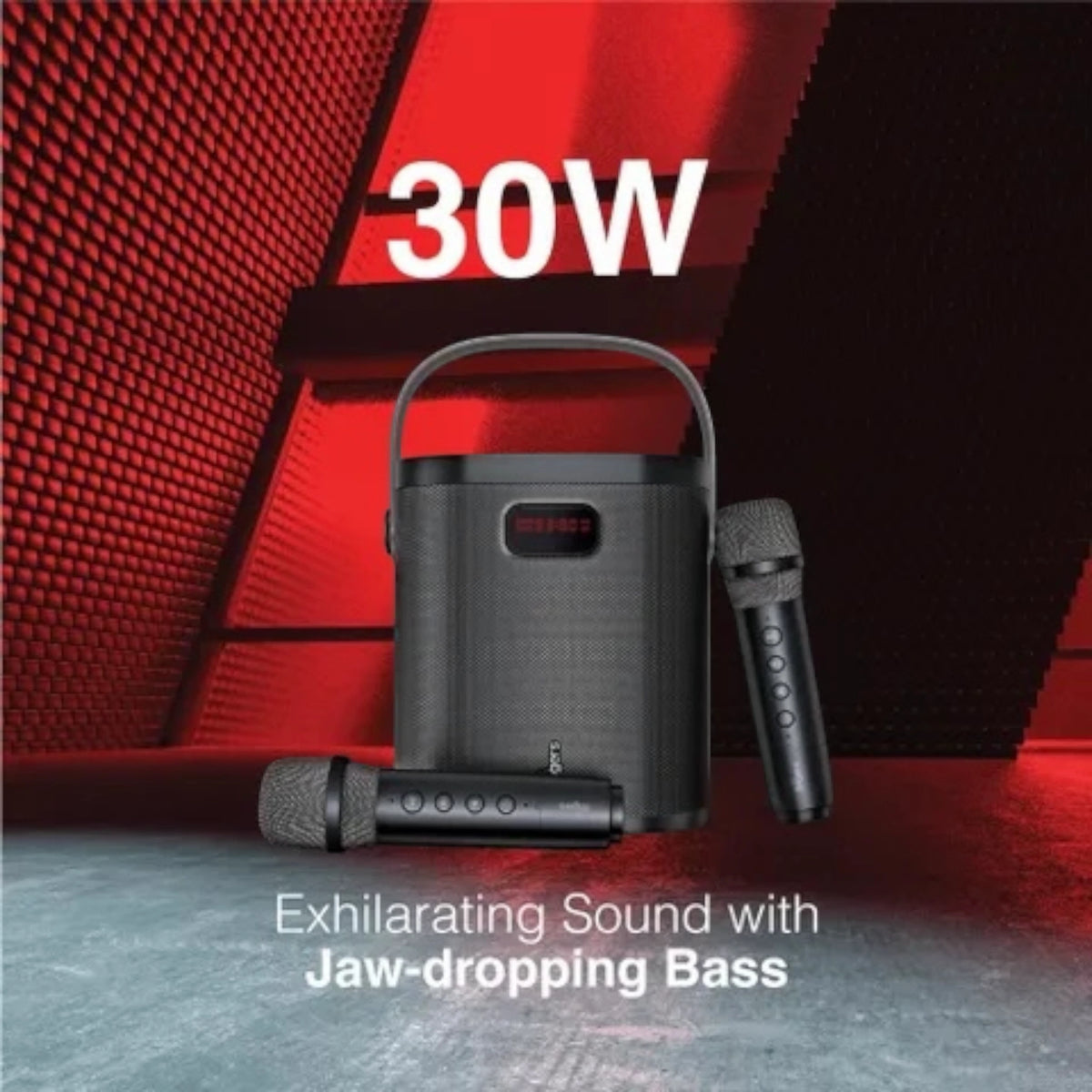 Fingers Groovebox 2-Mic Portable Speaker