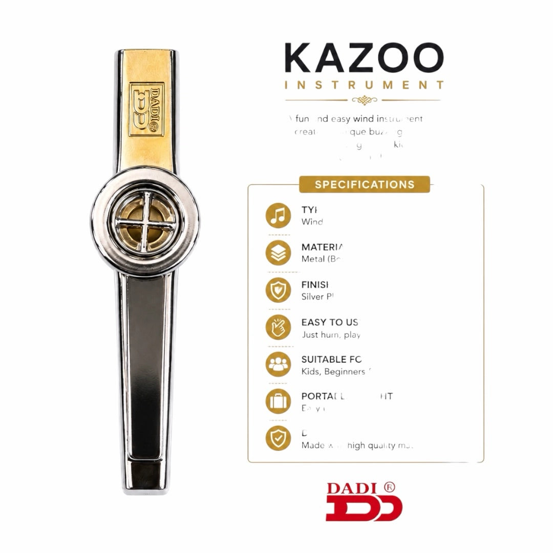 Dadi Metal Kazoo - Silver