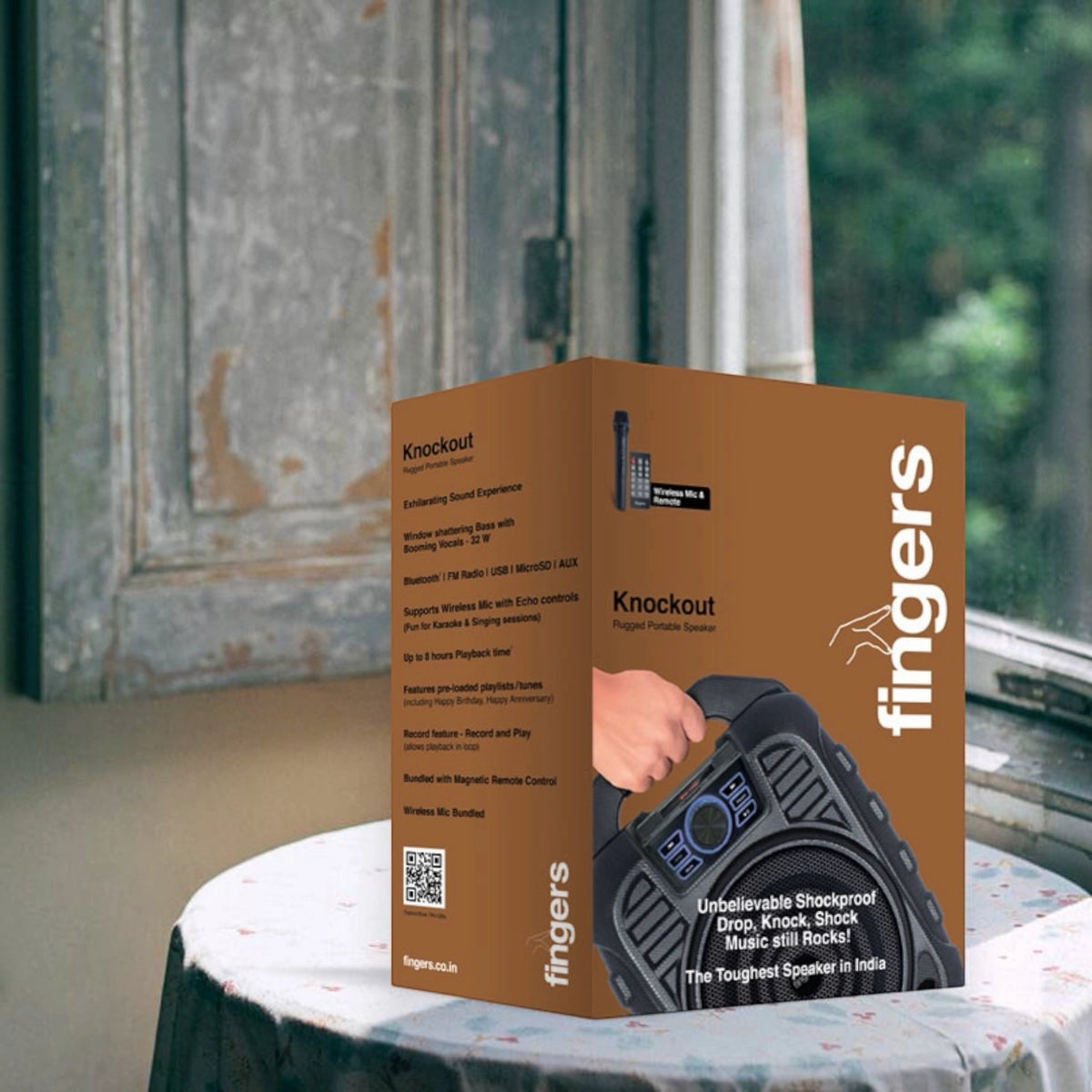 Fingers Knockout Portable Speaker
