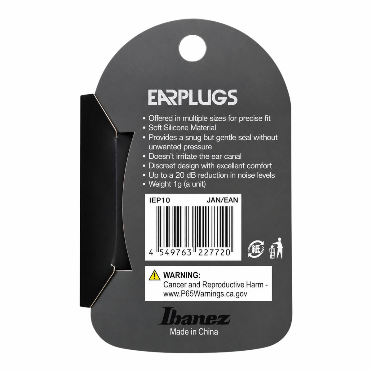 Ibanez IEP10 High-Fidelity Earplugs