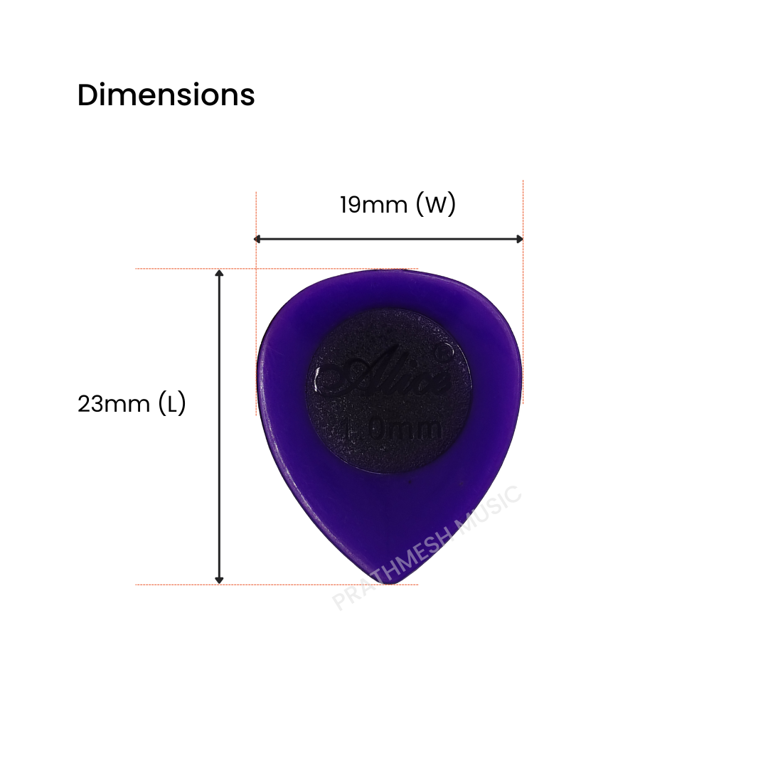 Alice AP-100JM Guitar Pick Box – Clear