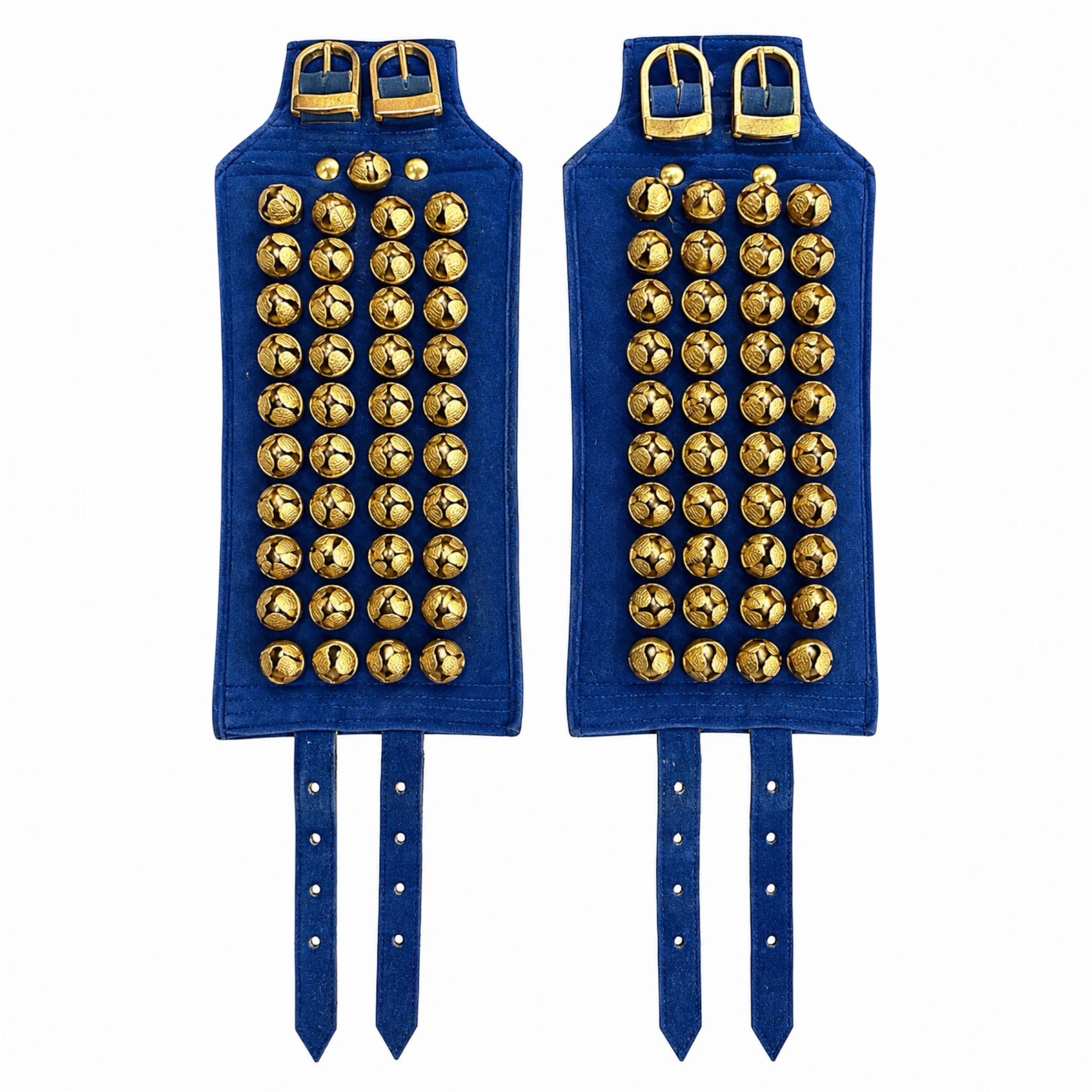 SK Machine Velvet 4-Line Ghungroo - Blue
