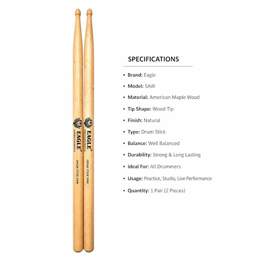 Eagle Maple 5AW Drumstick