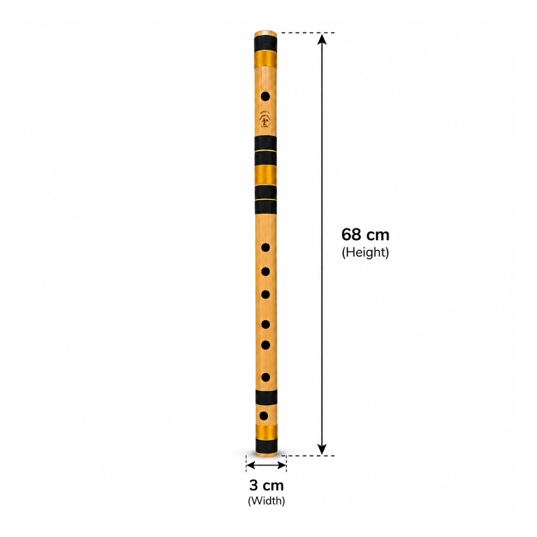 Radhe Bamboo Side F# Base Flute