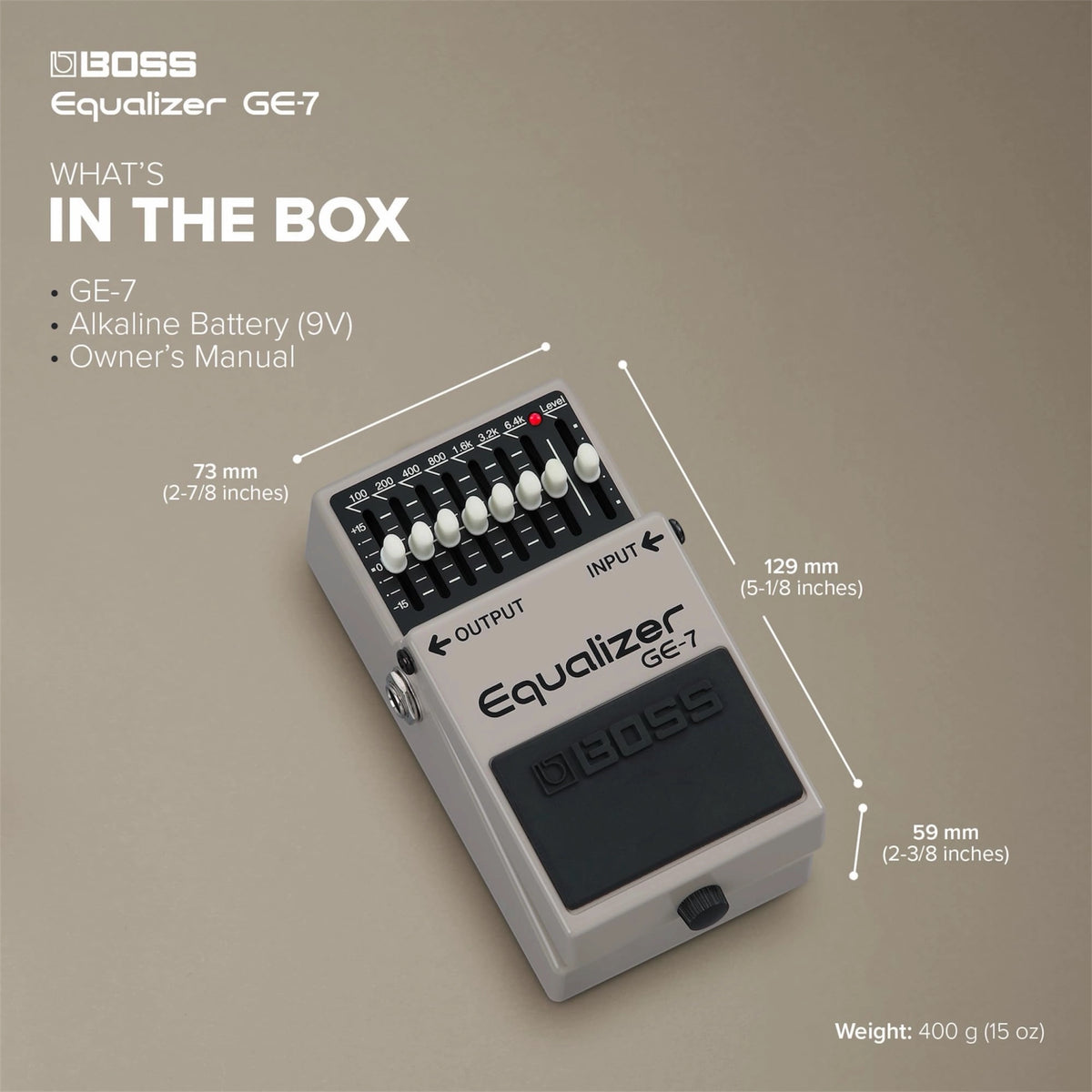 Boss GE-7 7-band EQ Pedal