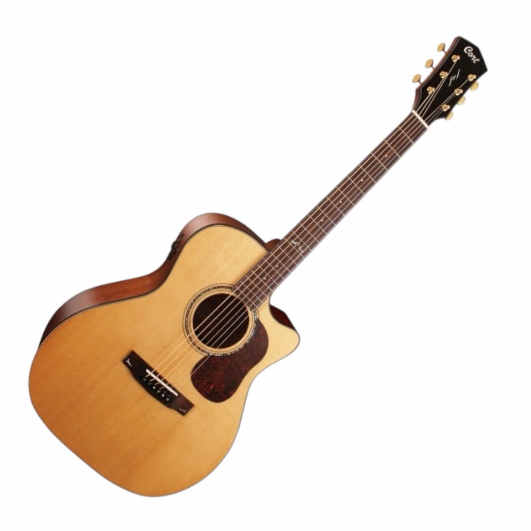 Cort GOLD-A6-NAT Electro-Acoustic Guitar - Natural