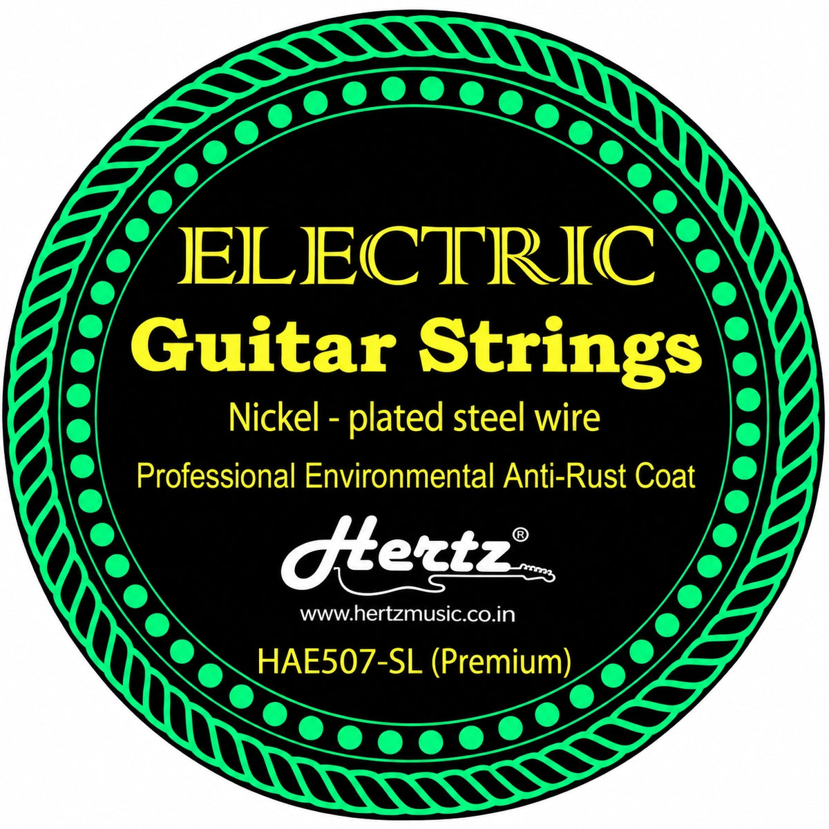 Hertz HAE507-SL Premium Nickel Plated Steel Wire Electric Guitar Strings