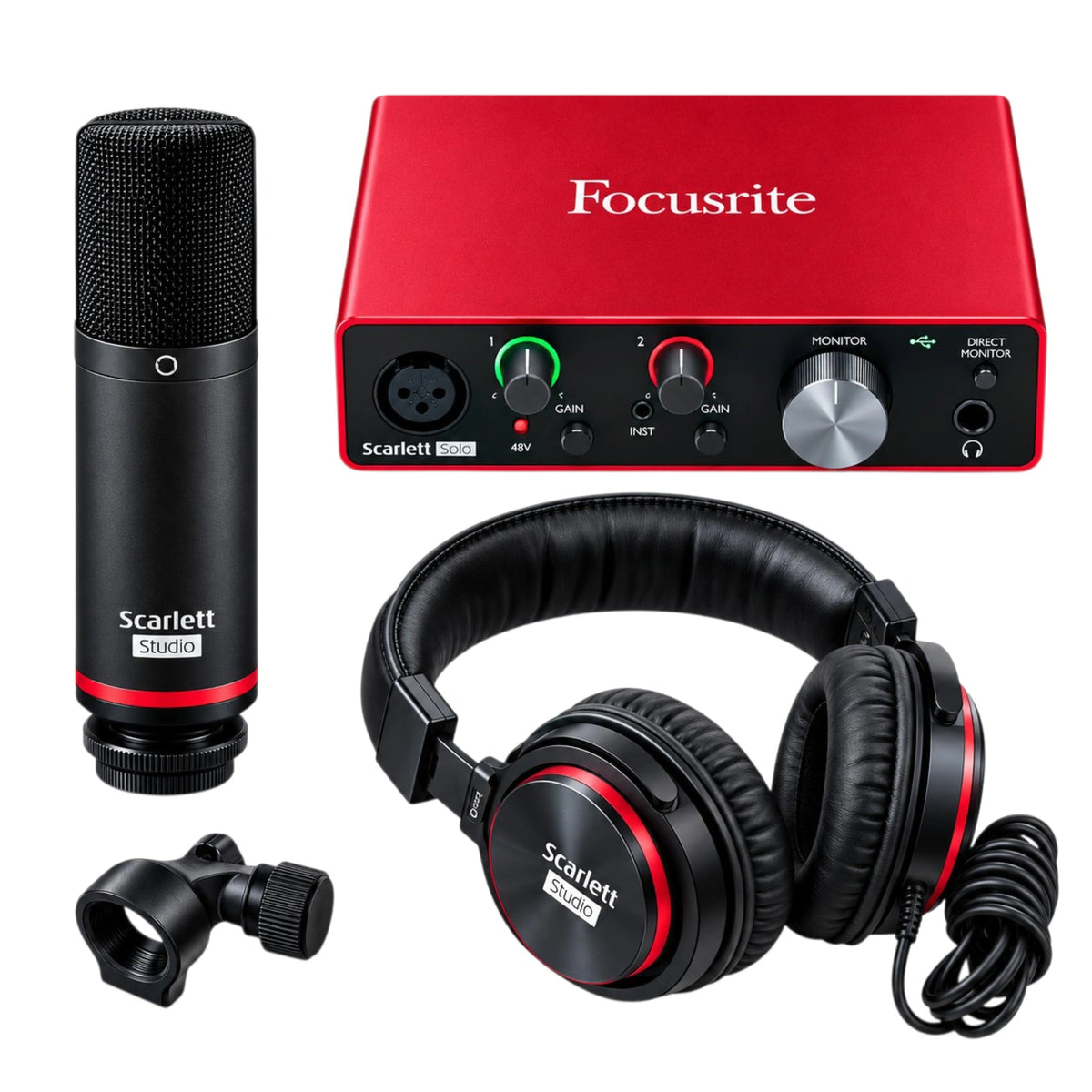 Focusrite Scarlett Solo (3RD GEN) Studio Pack
