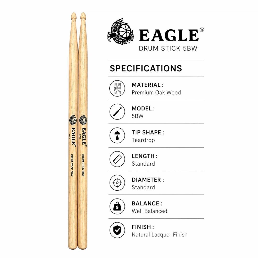 Eagle Oak 5BW Drumstick
