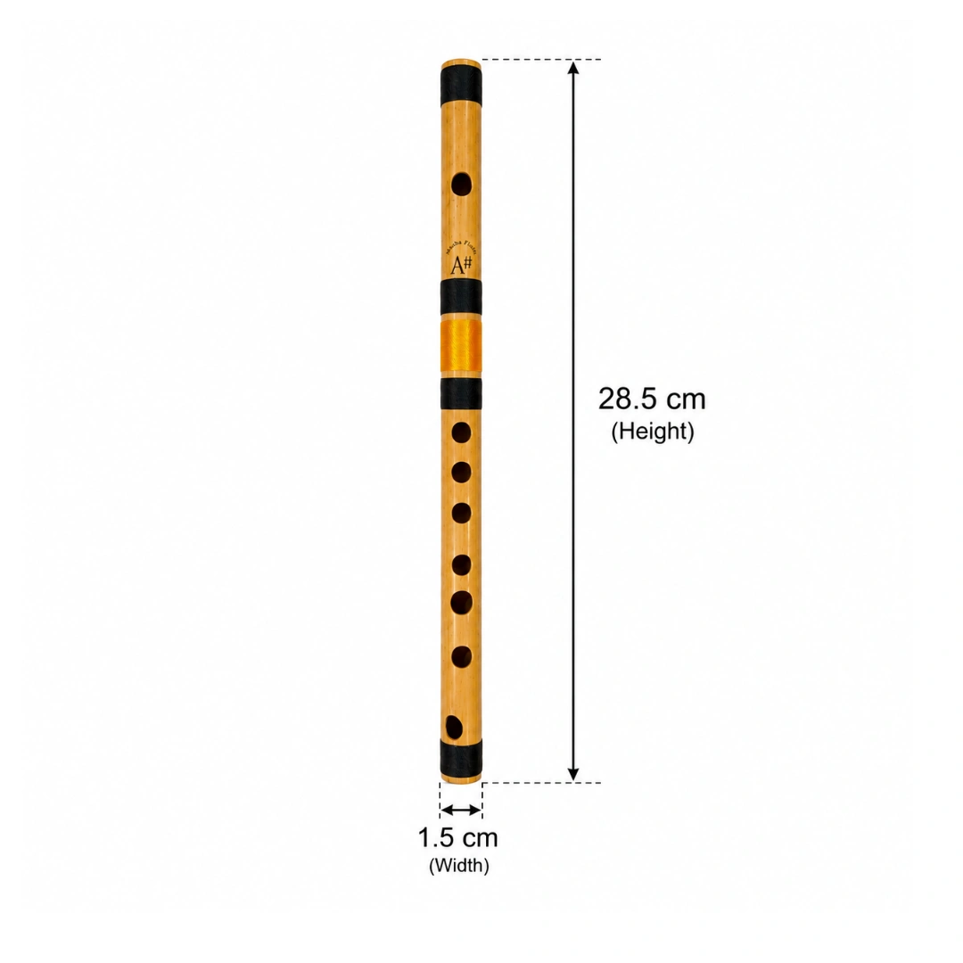 Radhe Bamboo Side A# Mid Flute