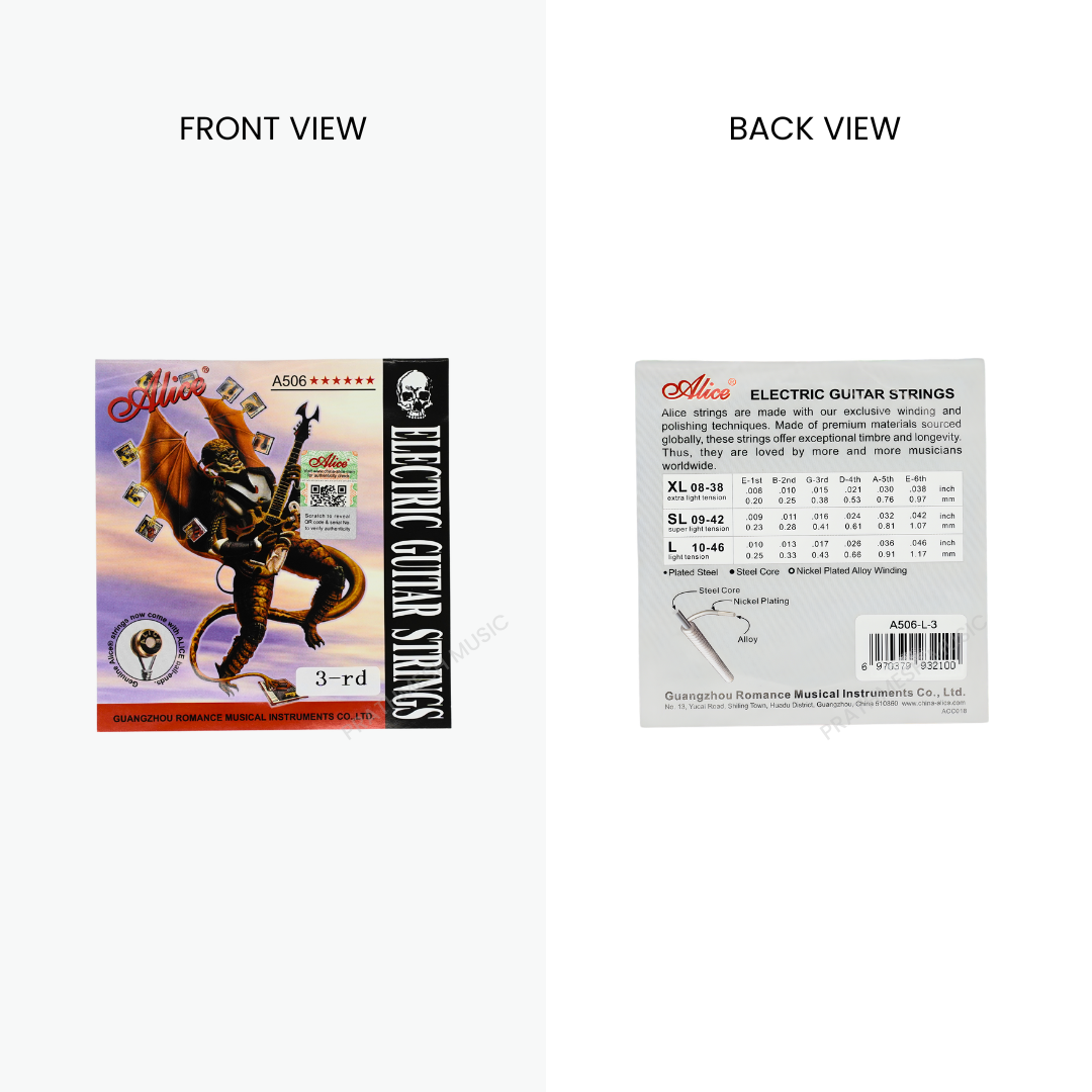 Alice A506L-3 (3rd String) G-STRING Electric Guitar String