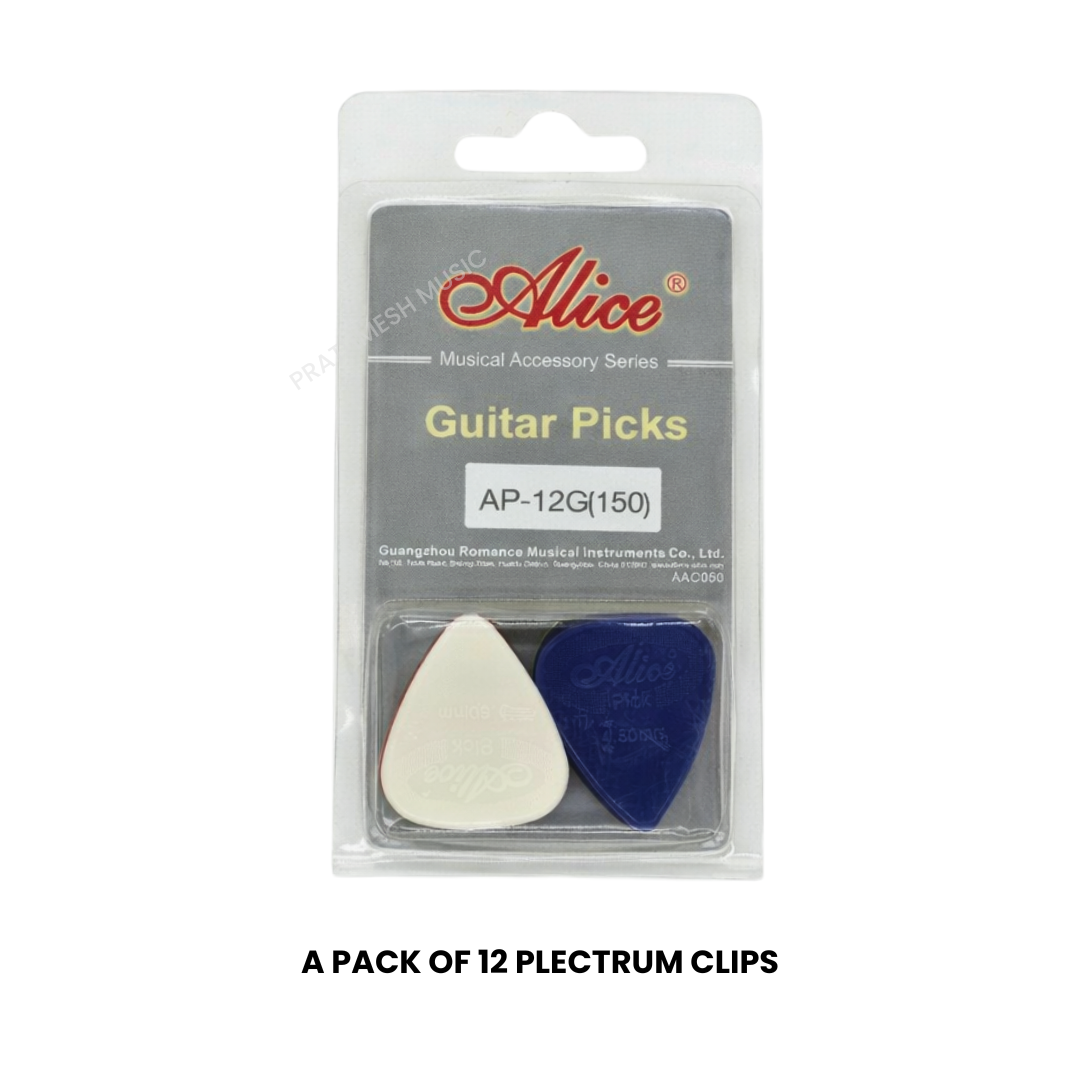 Alice AP-12G Nylon Guitar Picks – 1.50 mm (12 pcs)