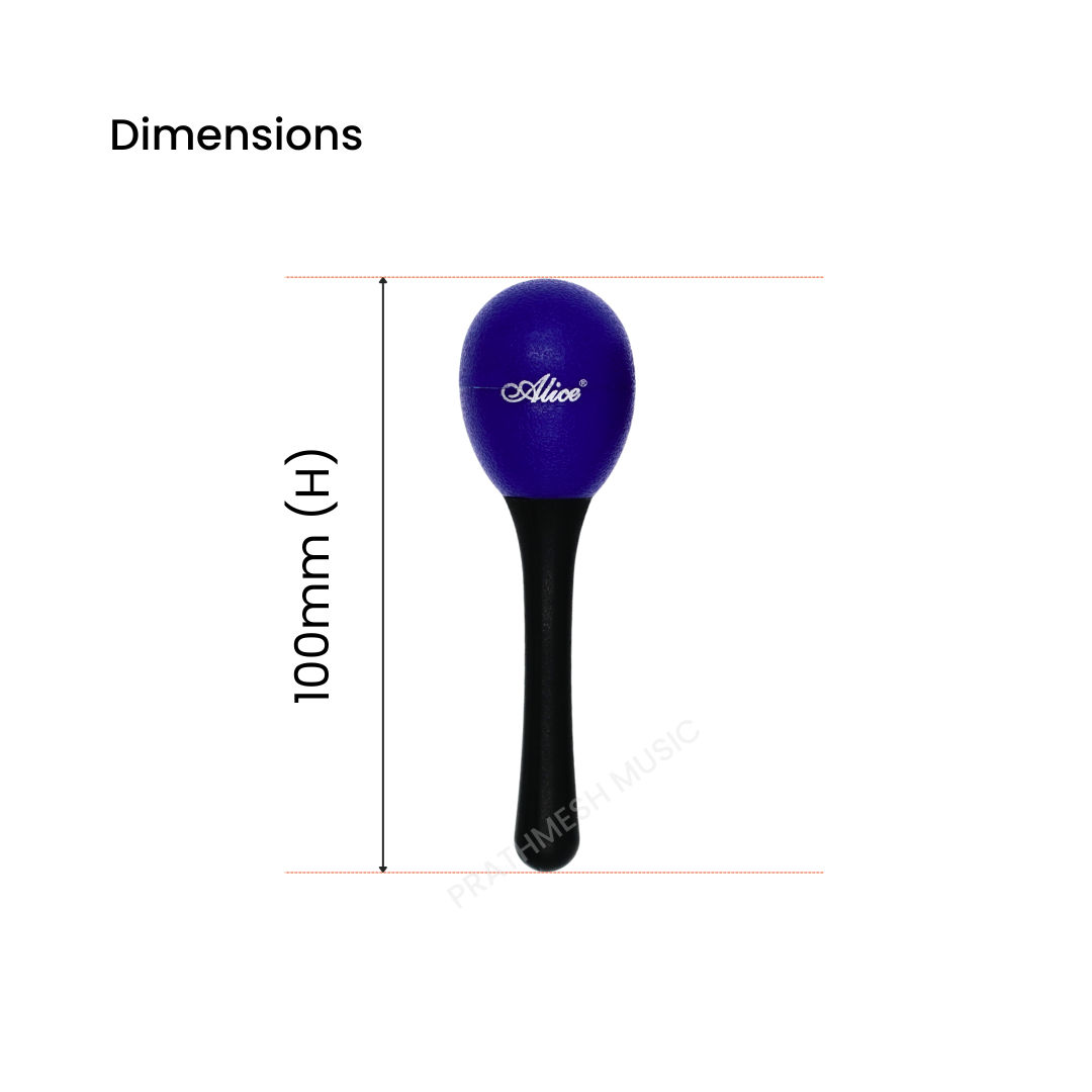 Alice A042SE Handle Egg Shaker – Blue