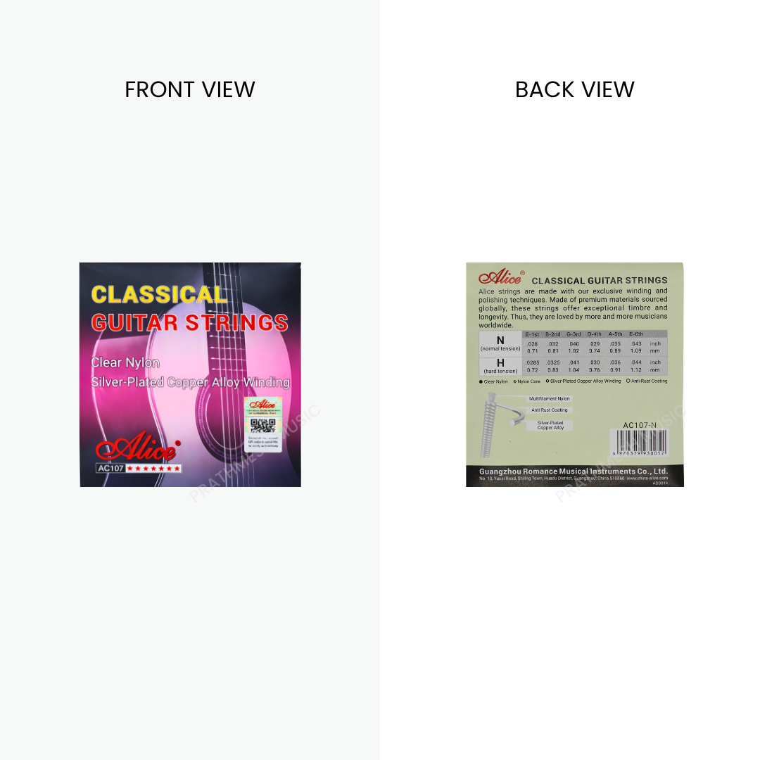 Alice A107 Classical Guitar Nylon Strings