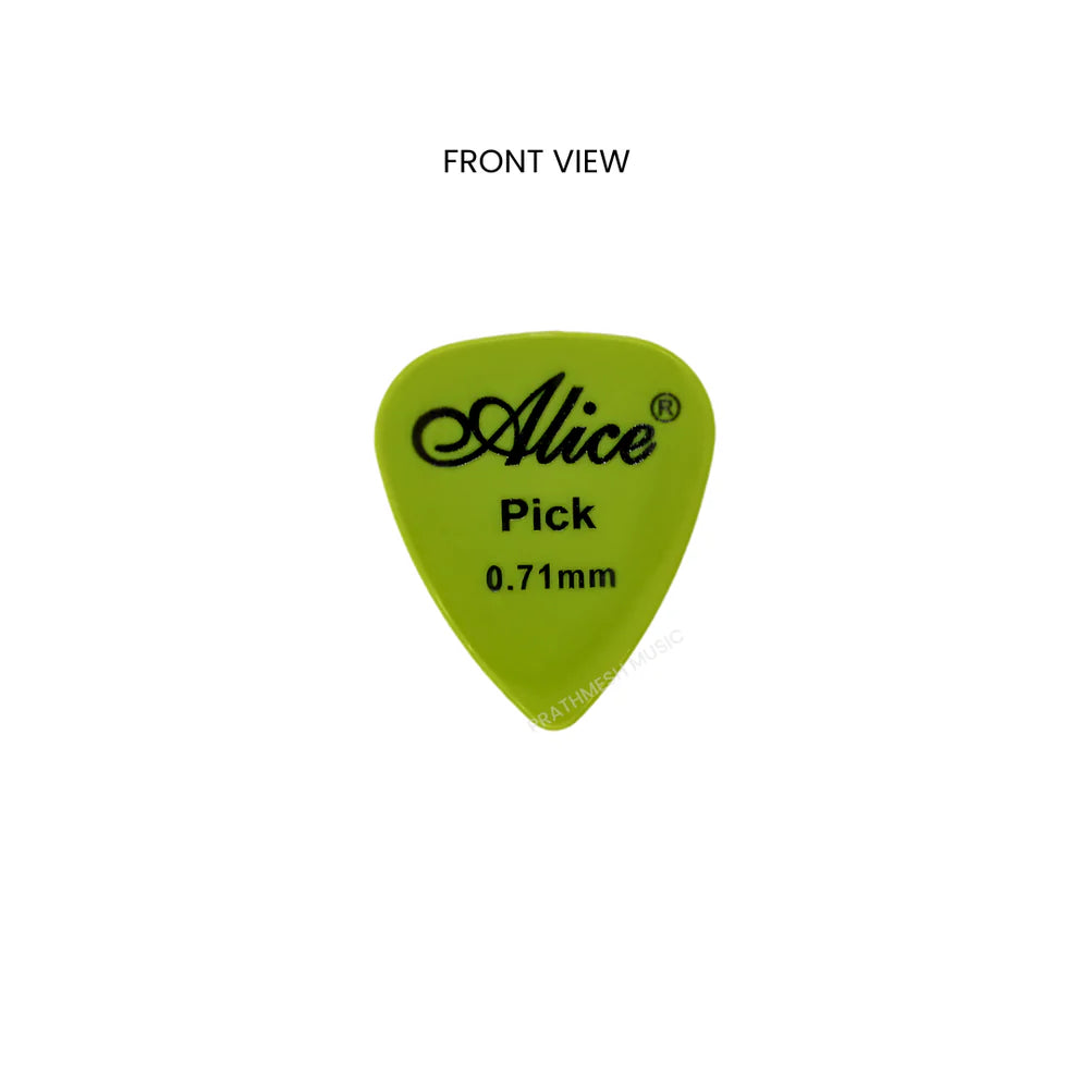 Alice AP-E-12 Nylon Guitar Picks - 0.46 / 0.71 / 0.81 mm (12 pcs)