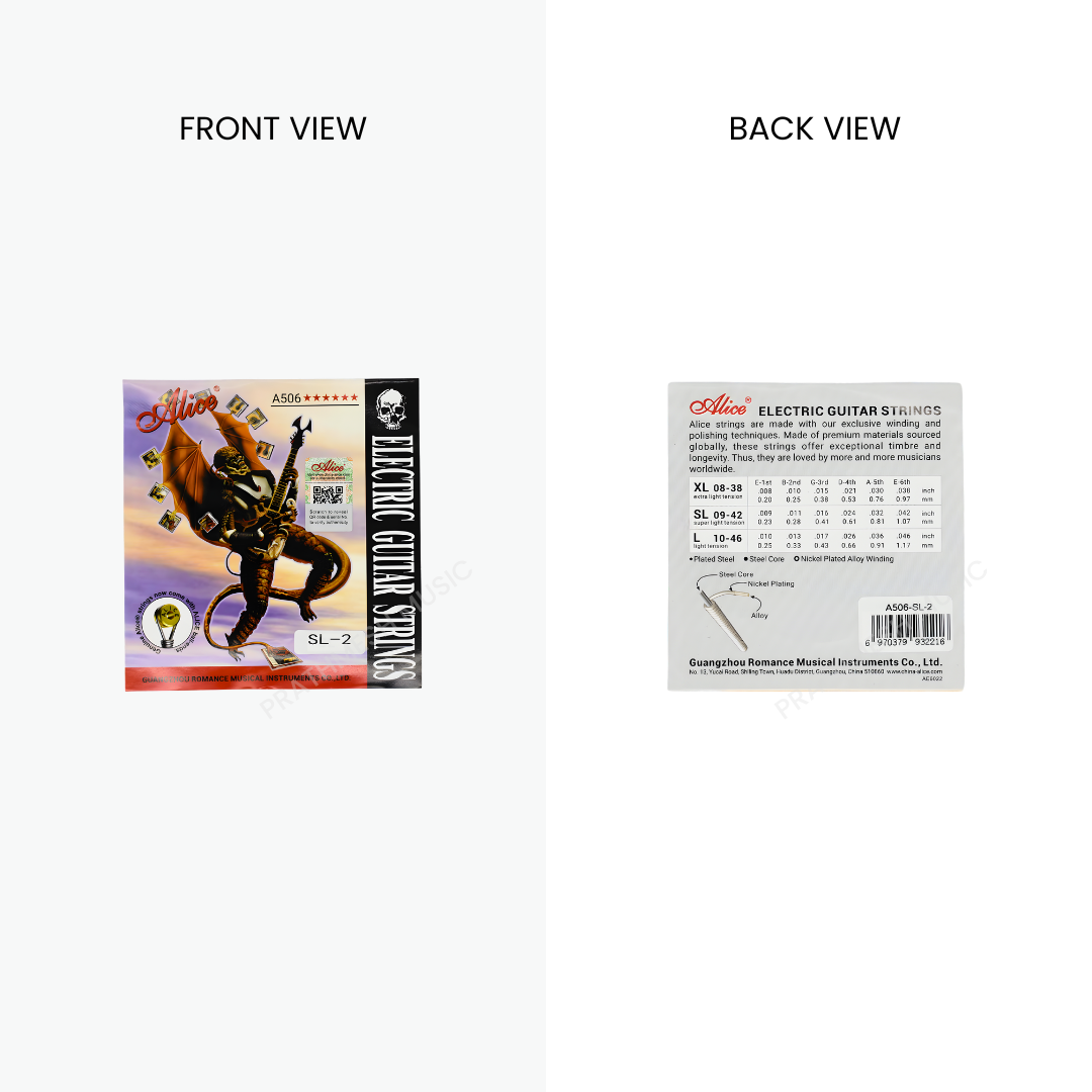 Alice A506L-2 (2nd String) B-STRING Electric Guitar String