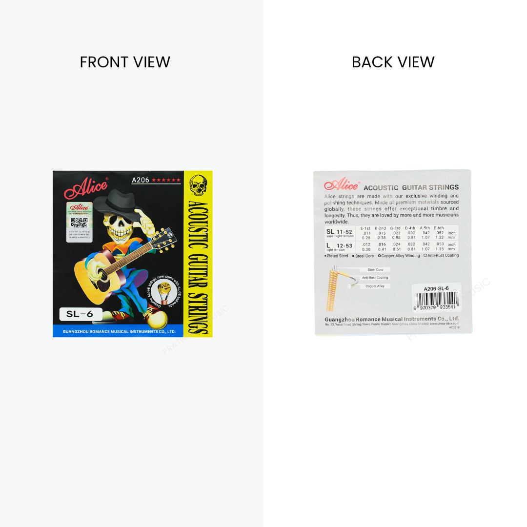 Alice A206SI-6 (6th String) LOW-E Acoustic Guitar Strings