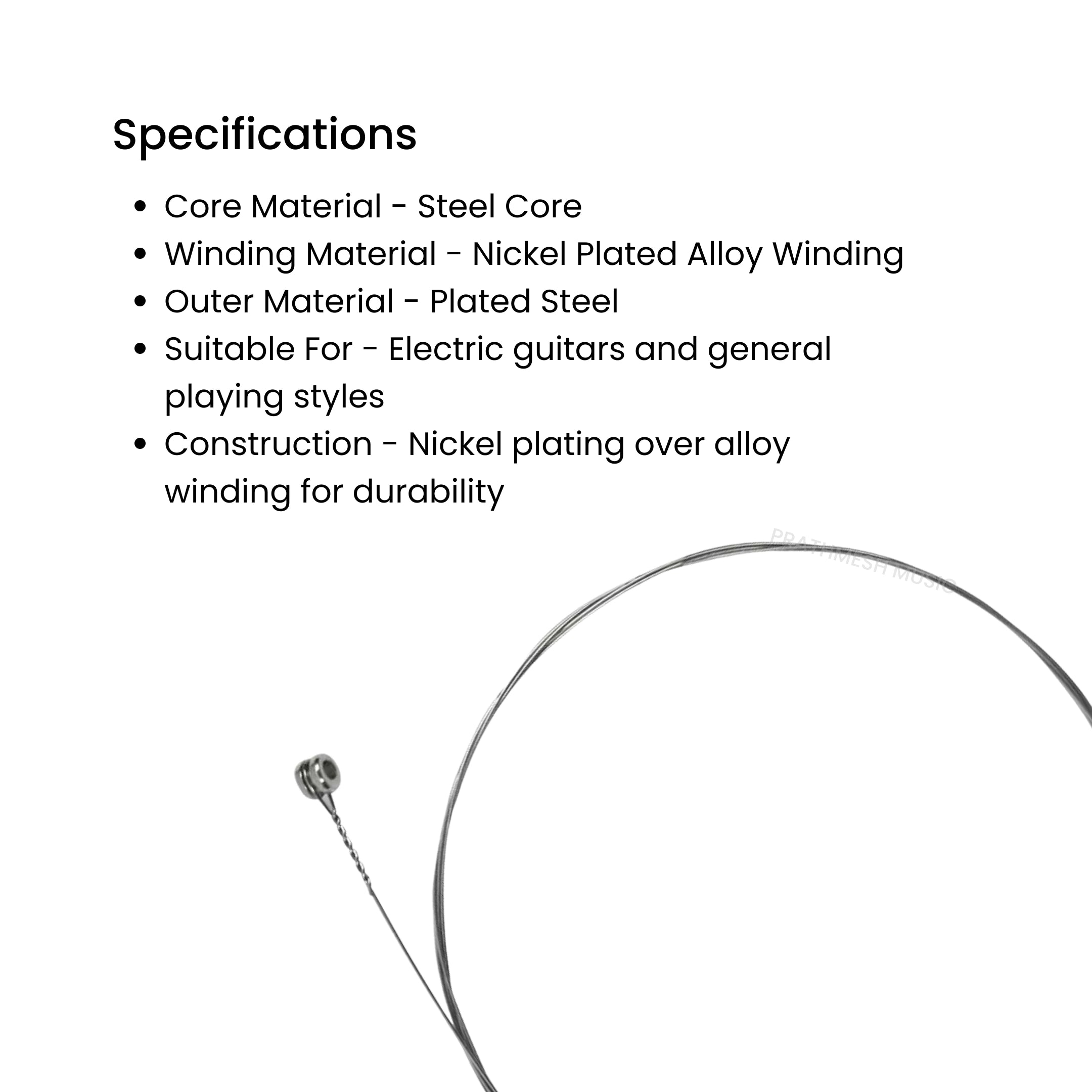 Alice A506L-3 Electric Guitar String - G String