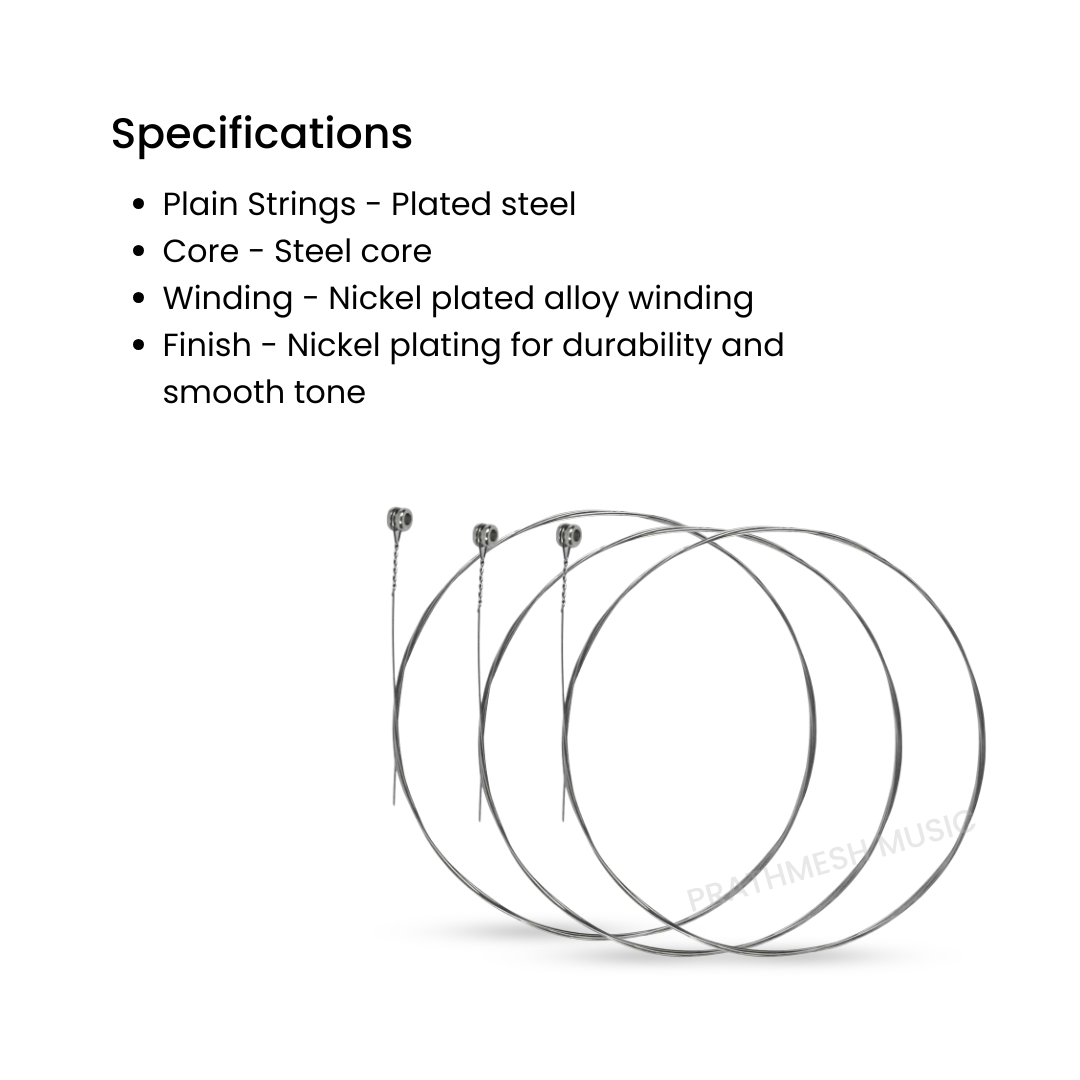 Alice A506L-1 (1st String) HIGH-E Electric Guitar Strings