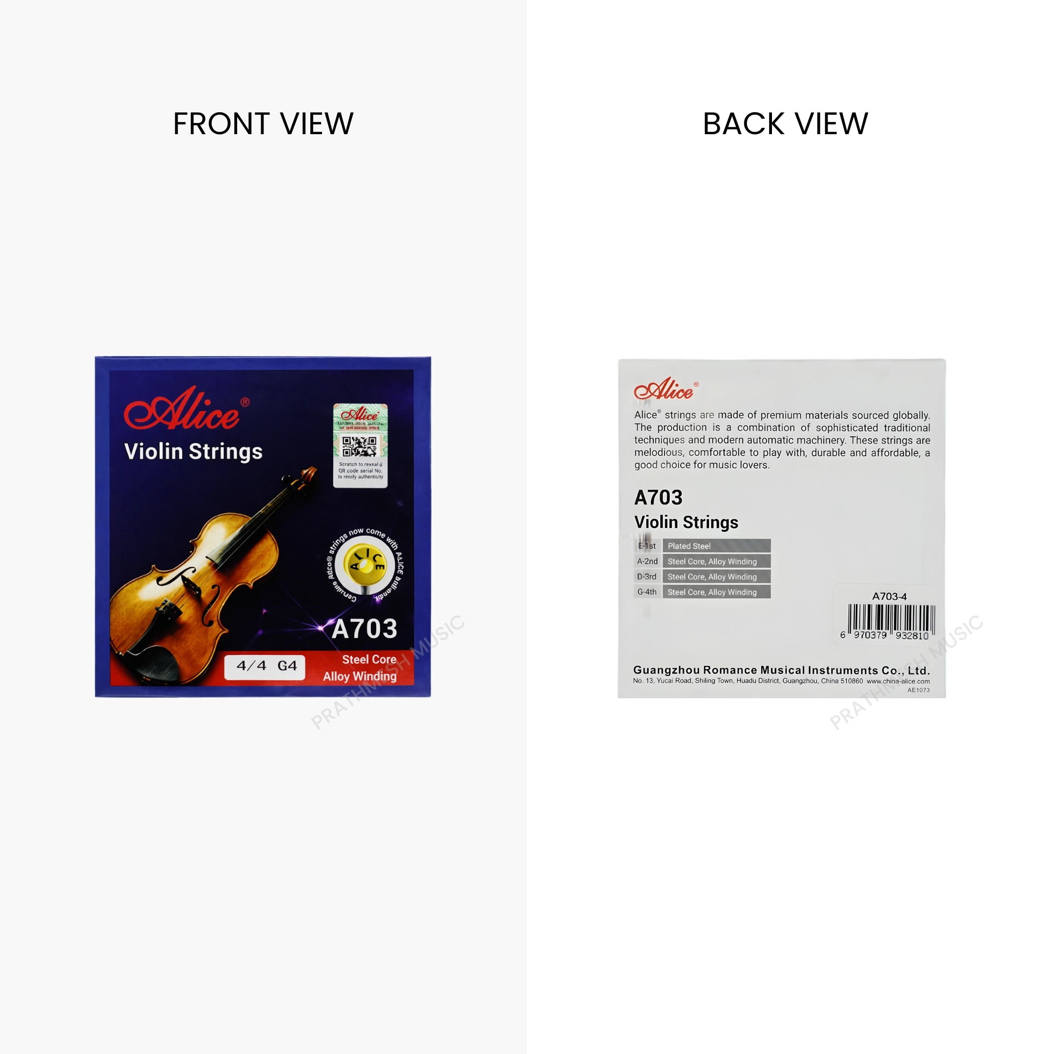Alice A703-4 Violin String - G