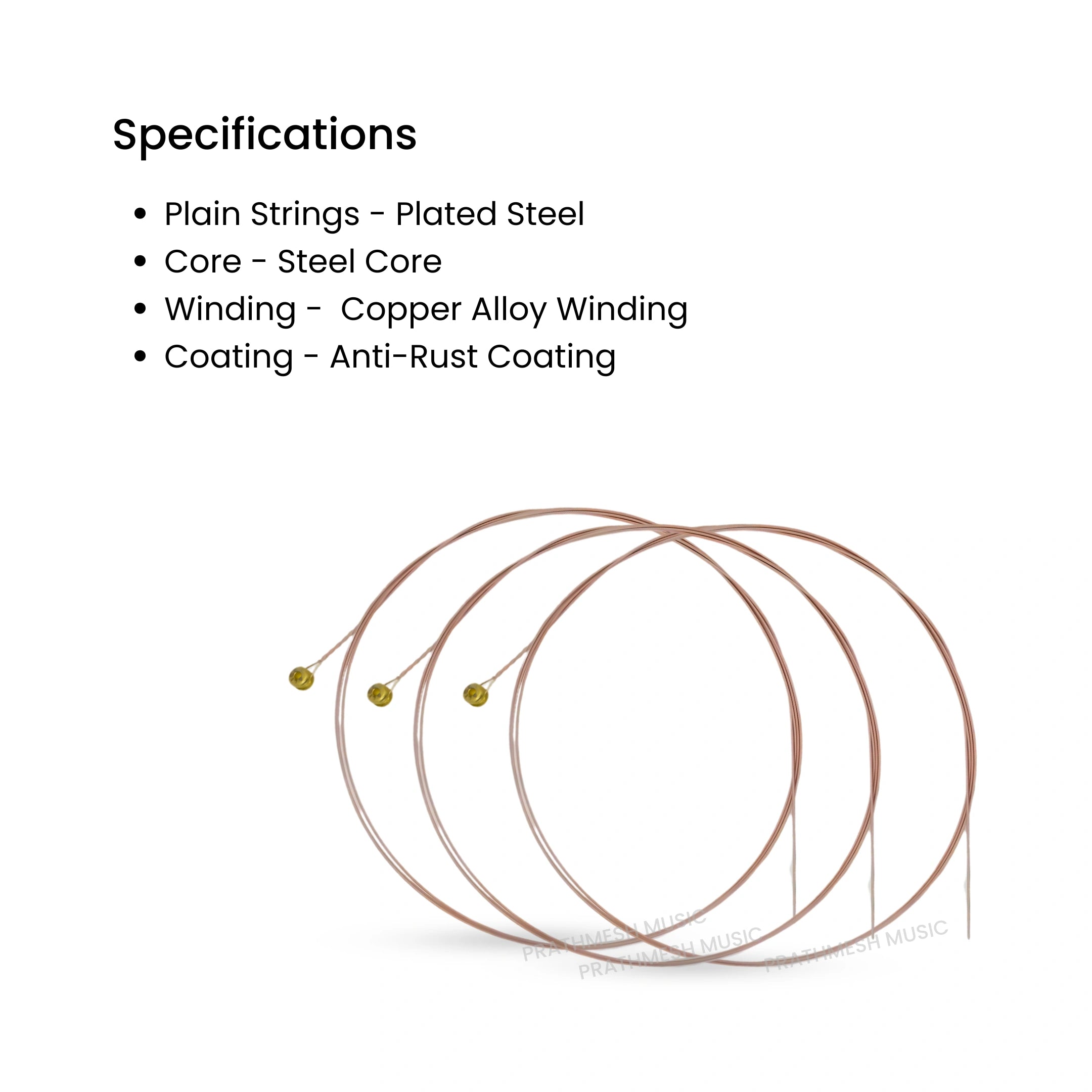 Alice A206SI-3 Acoustic Guitar String - G String
