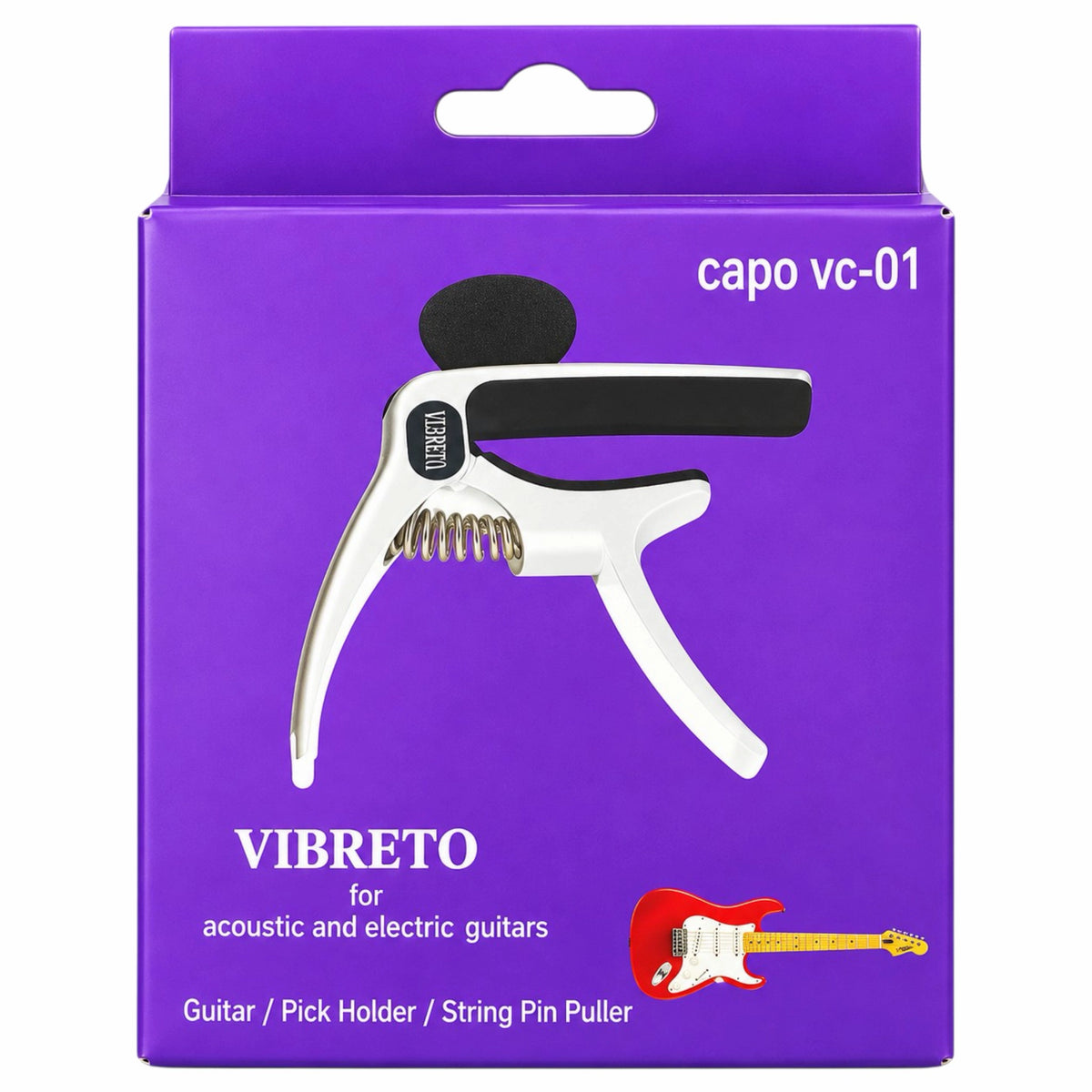 Vibrato Guitar Capo - Black