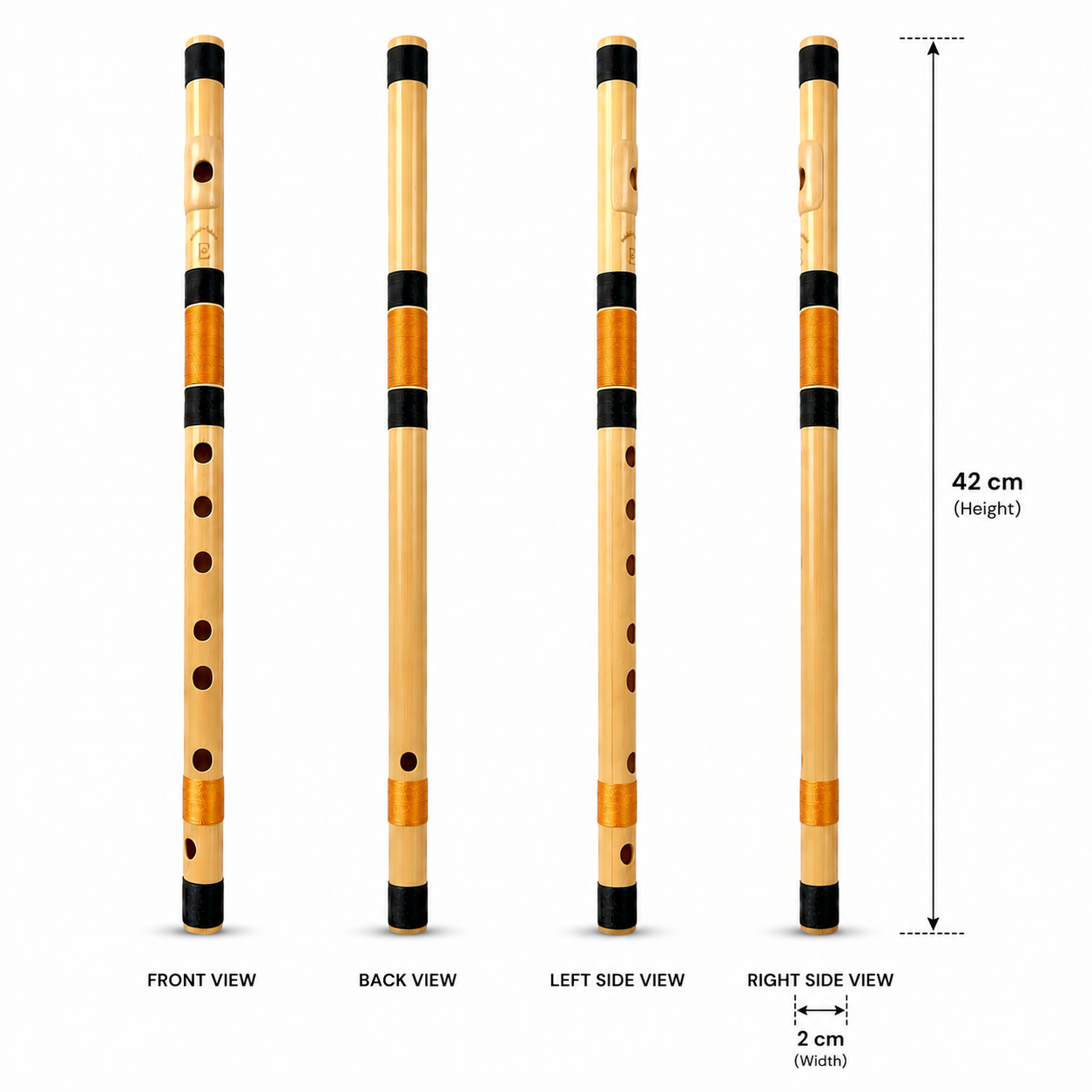 Radhe PVC Side E Middle Flute