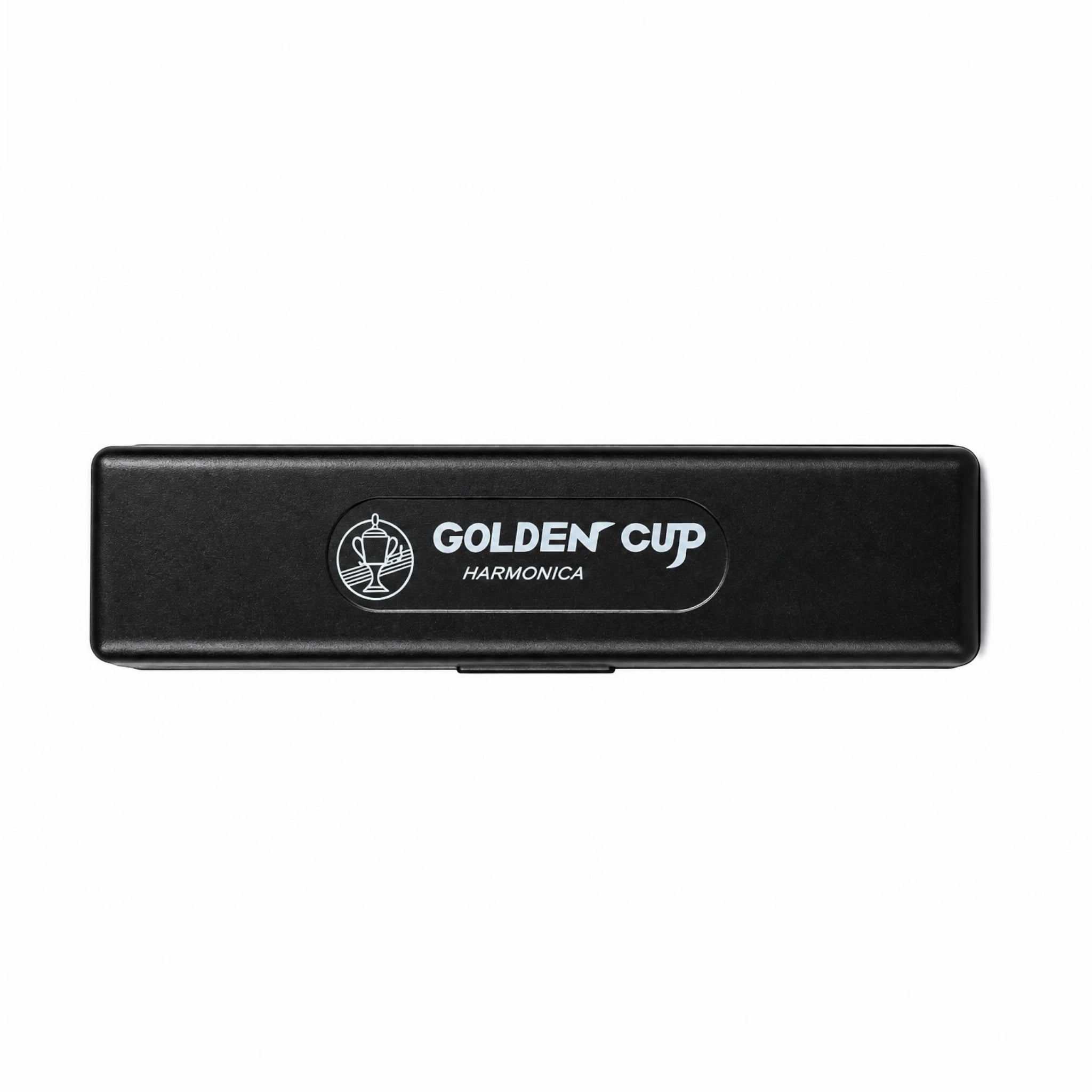 Golden Cup 24 Hole C Scale Chromatic Black Hard Case Harmonica