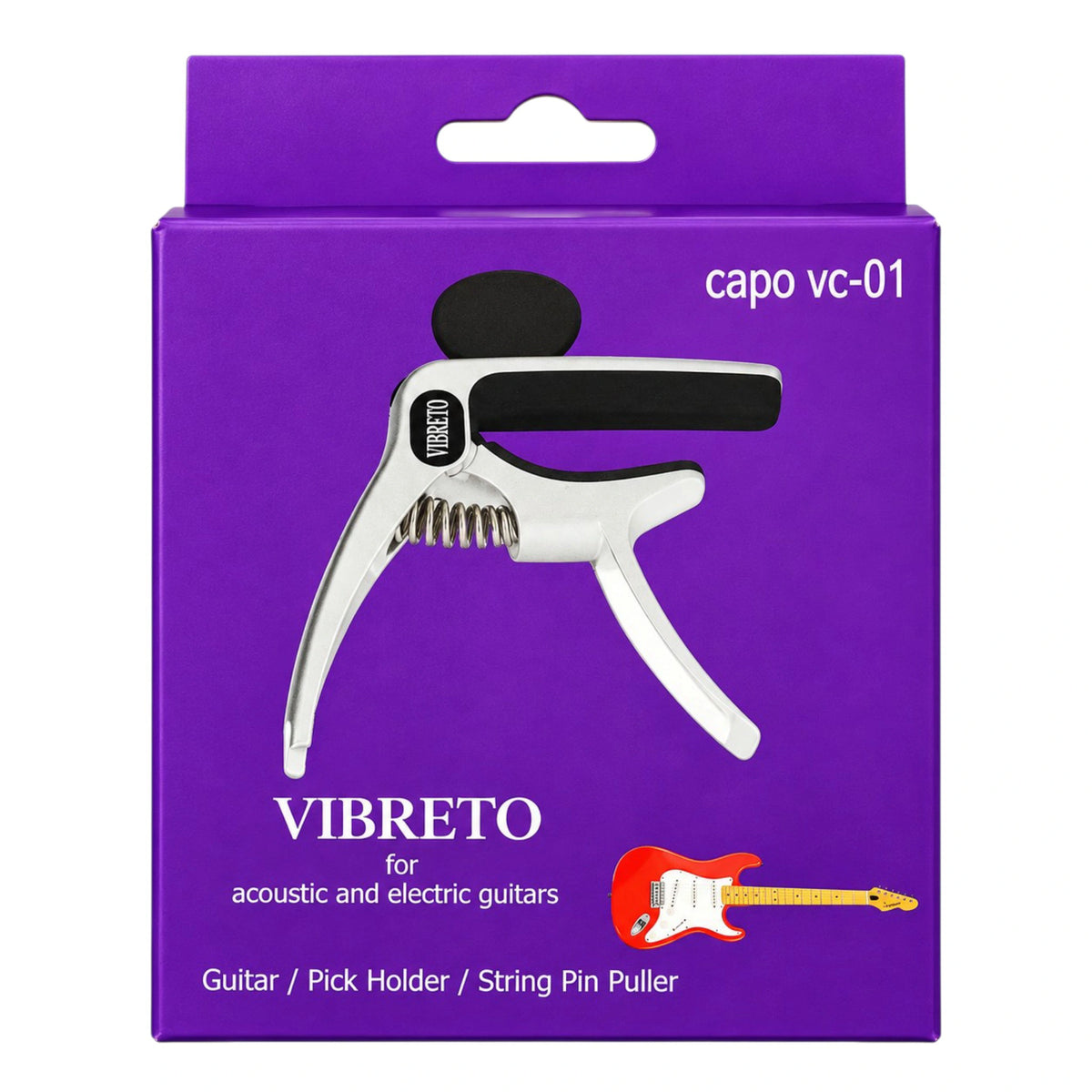 Vibrato Guitar Capo - Gold