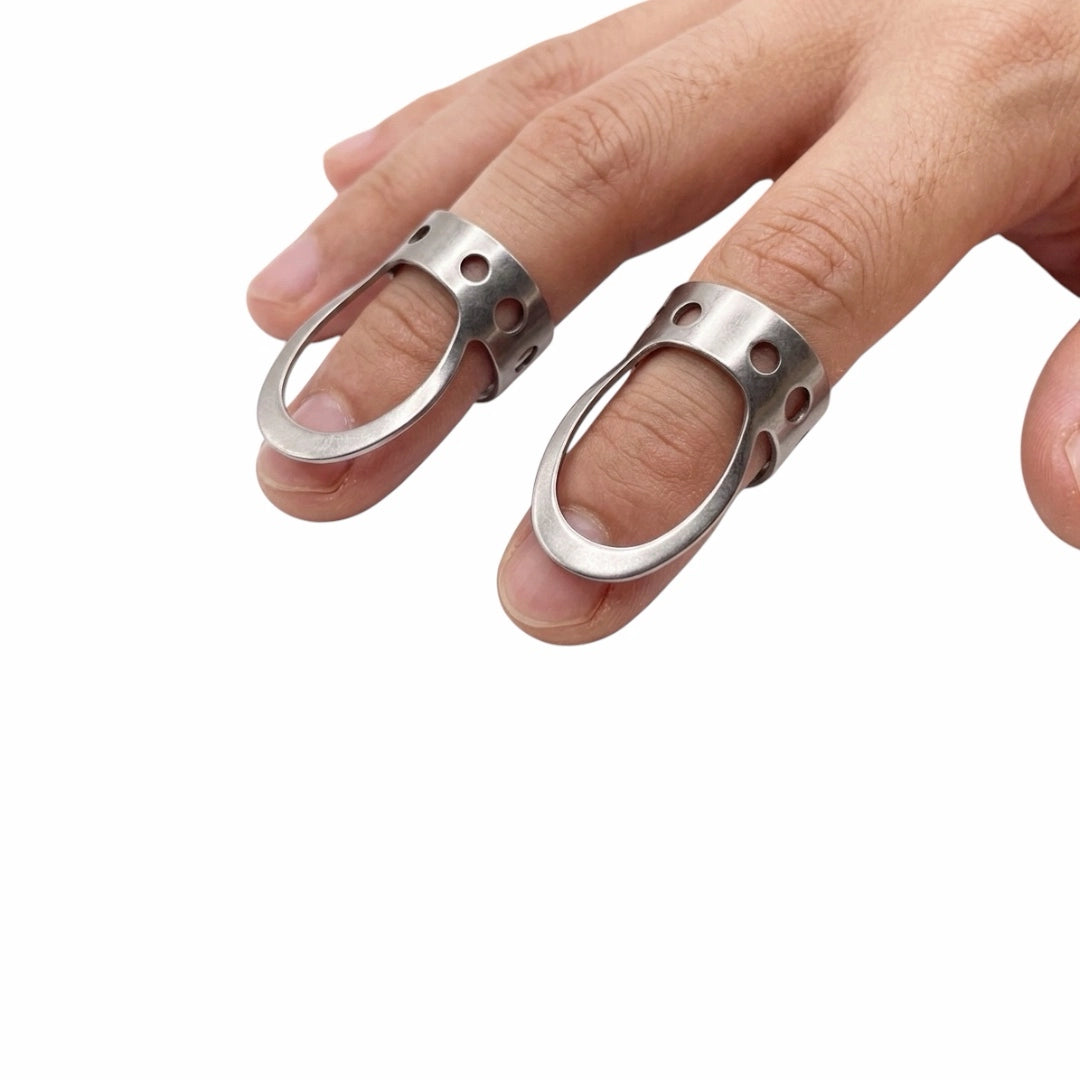 BN Adjustable Steel Fingerpicks for Guitar/Banjo - 2Pc
