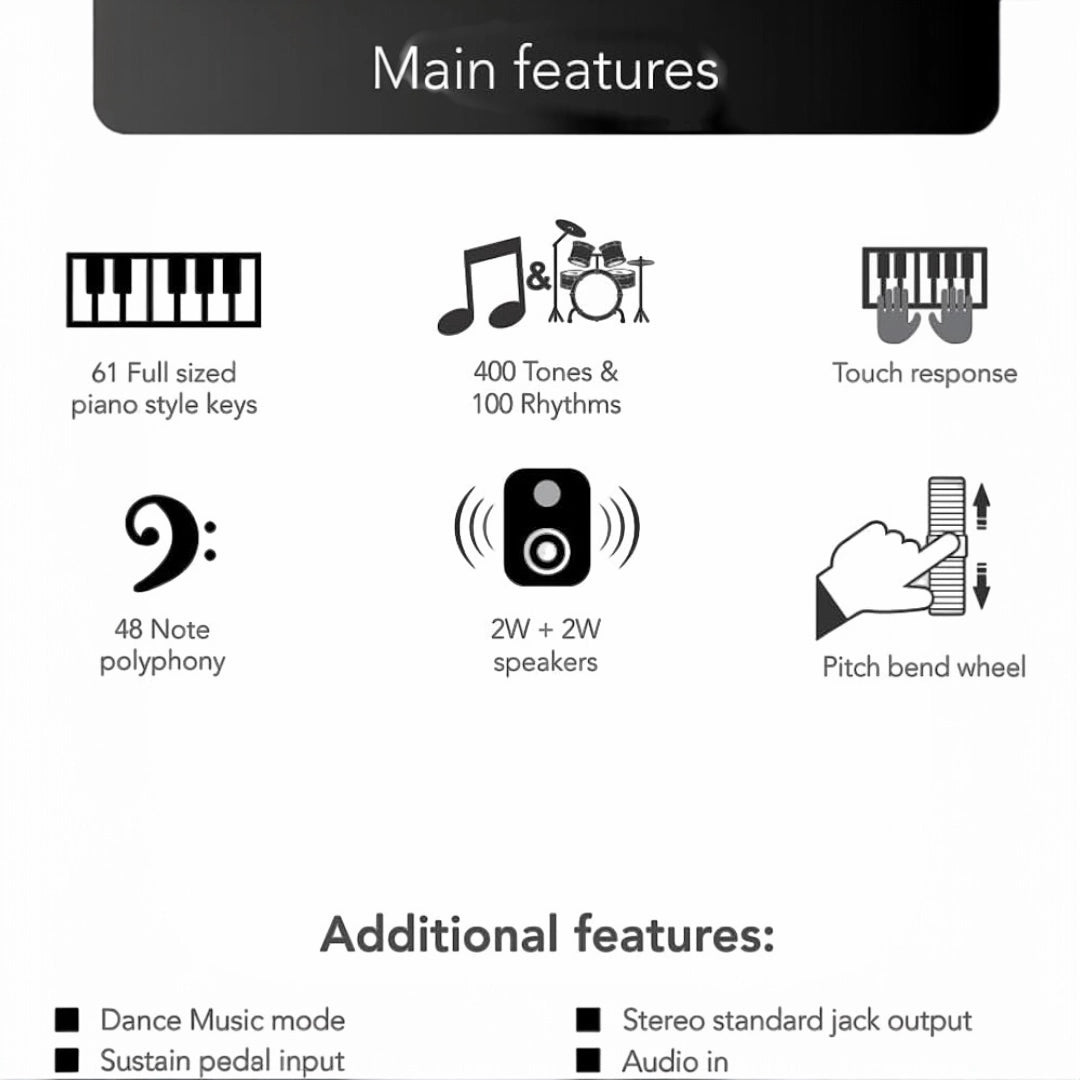 Casio CTK3500 61-Key Portable Keyboard