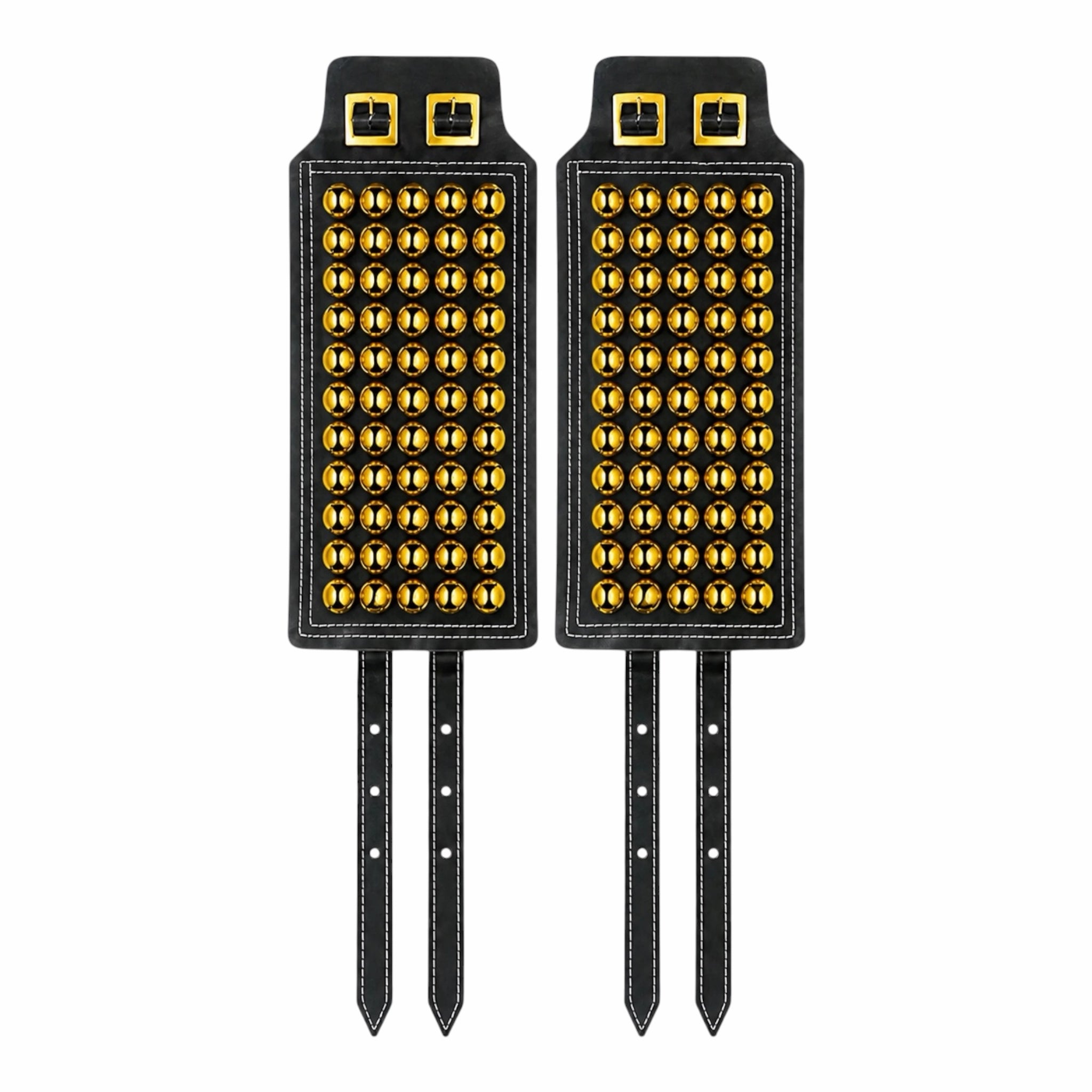 RG Leather 5-Line Ghungroo - Black