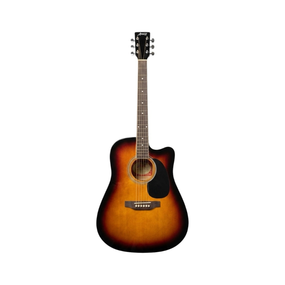 Amaze AW41C201-SB Acoustic Guitar - Sunburst