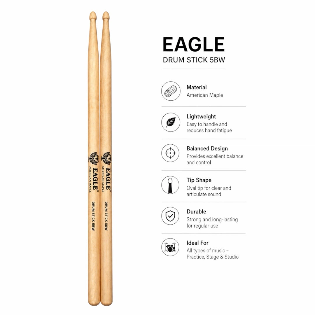 Eagle Maple 5BW Drumstick