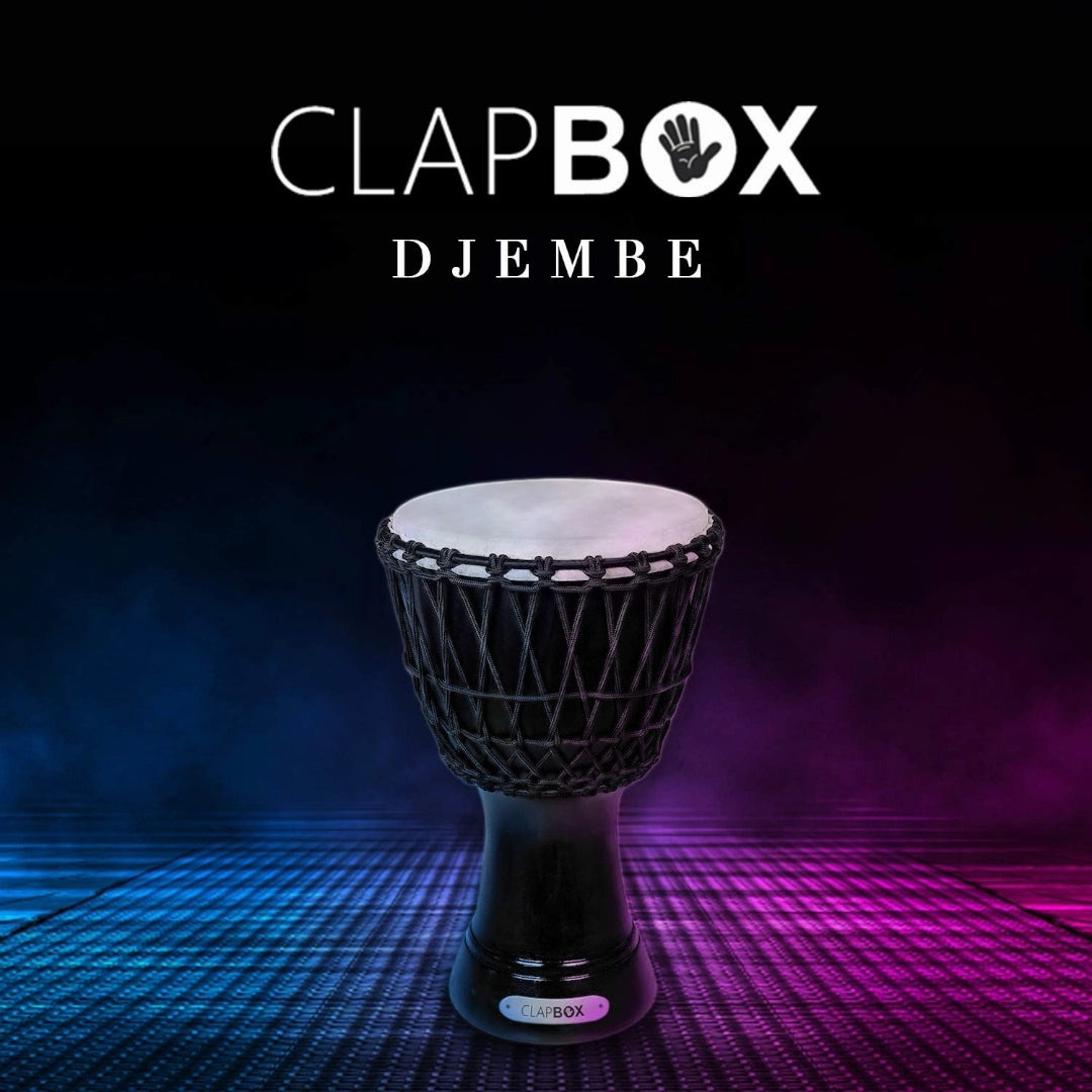 Clapbox Djembe - Black 8"