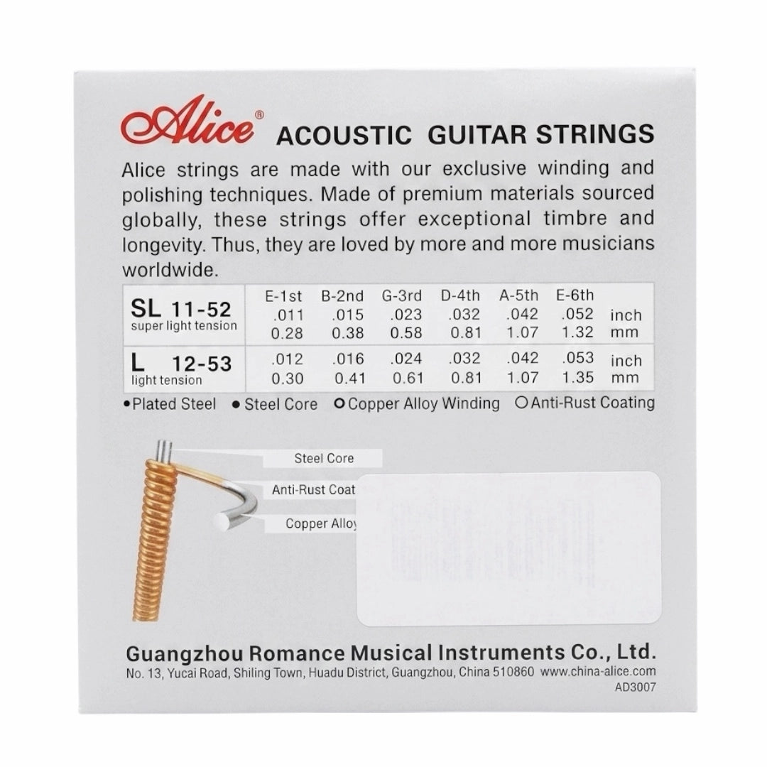 Alice A206SI-1 (1st String) HIGH-E Acoustic Guitar String