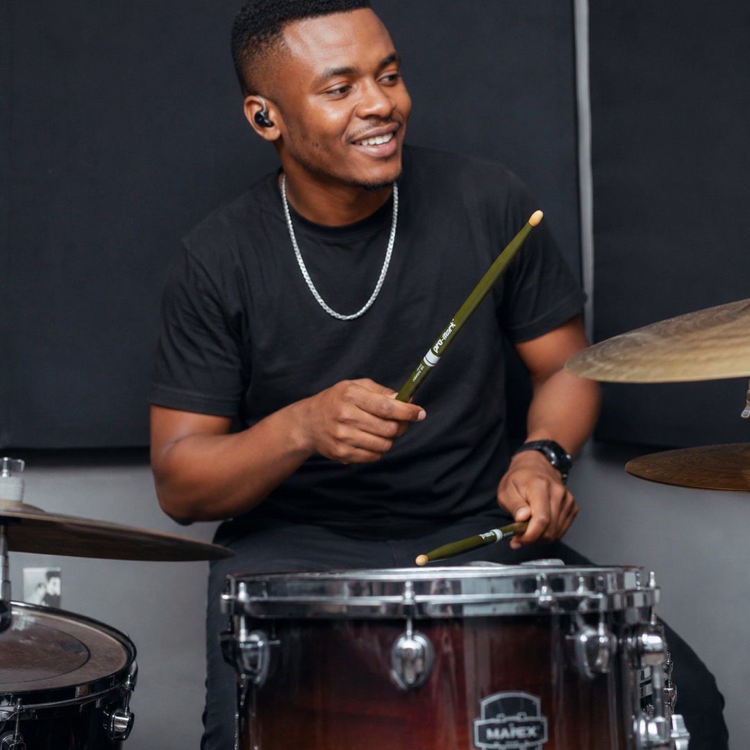 Promark TX5BW Drumsticks - Green