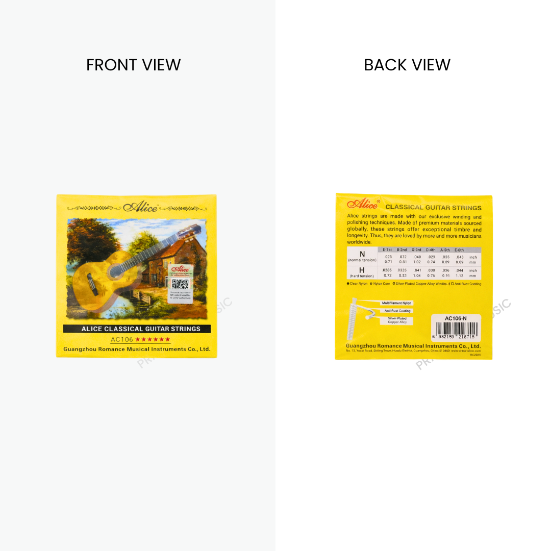 Alice AC106 Normal Tension Classical Guitar Nylon Strings